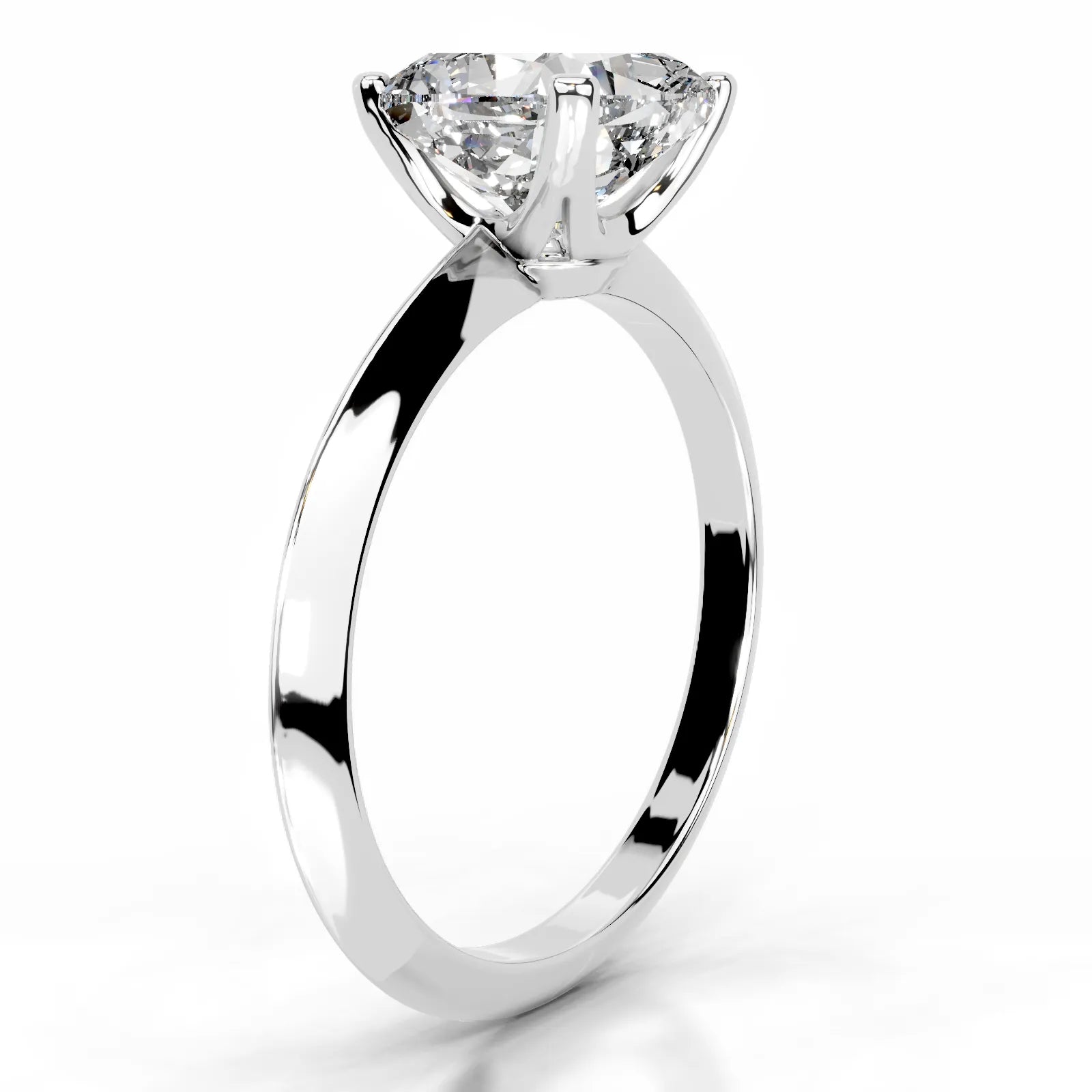 Alexis Lab Grown Diamond Ring Square Cushion -14K White Gold