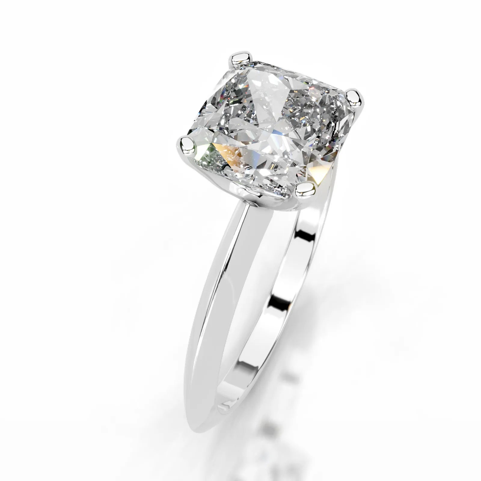 Alexis Lab Grown Diamond Ring Elongated Cushion -14K White Gold