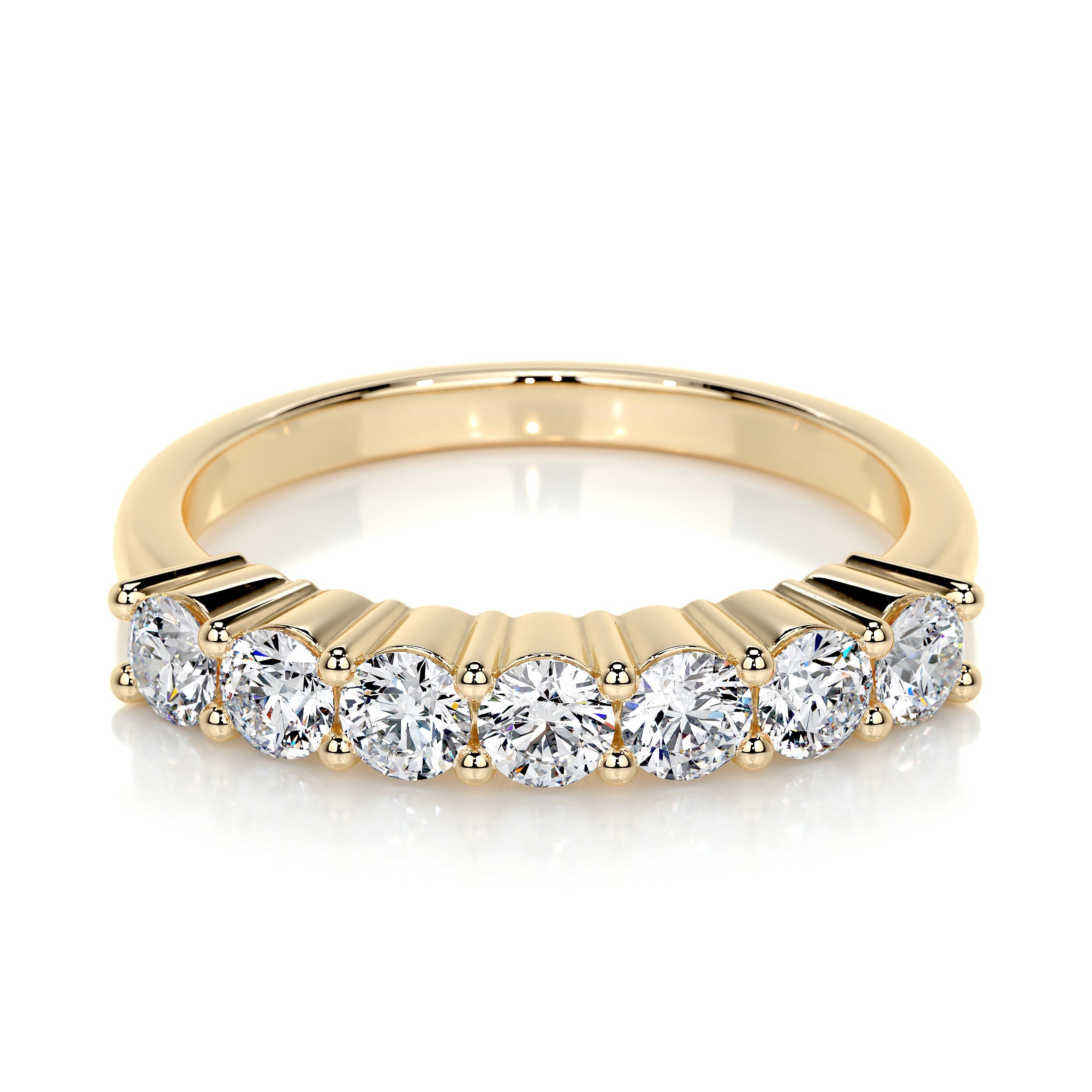 Catherine Lab Grown Diamond Wedding Ring   (0.75 Carat) -18K Yellow Gold (RTS)