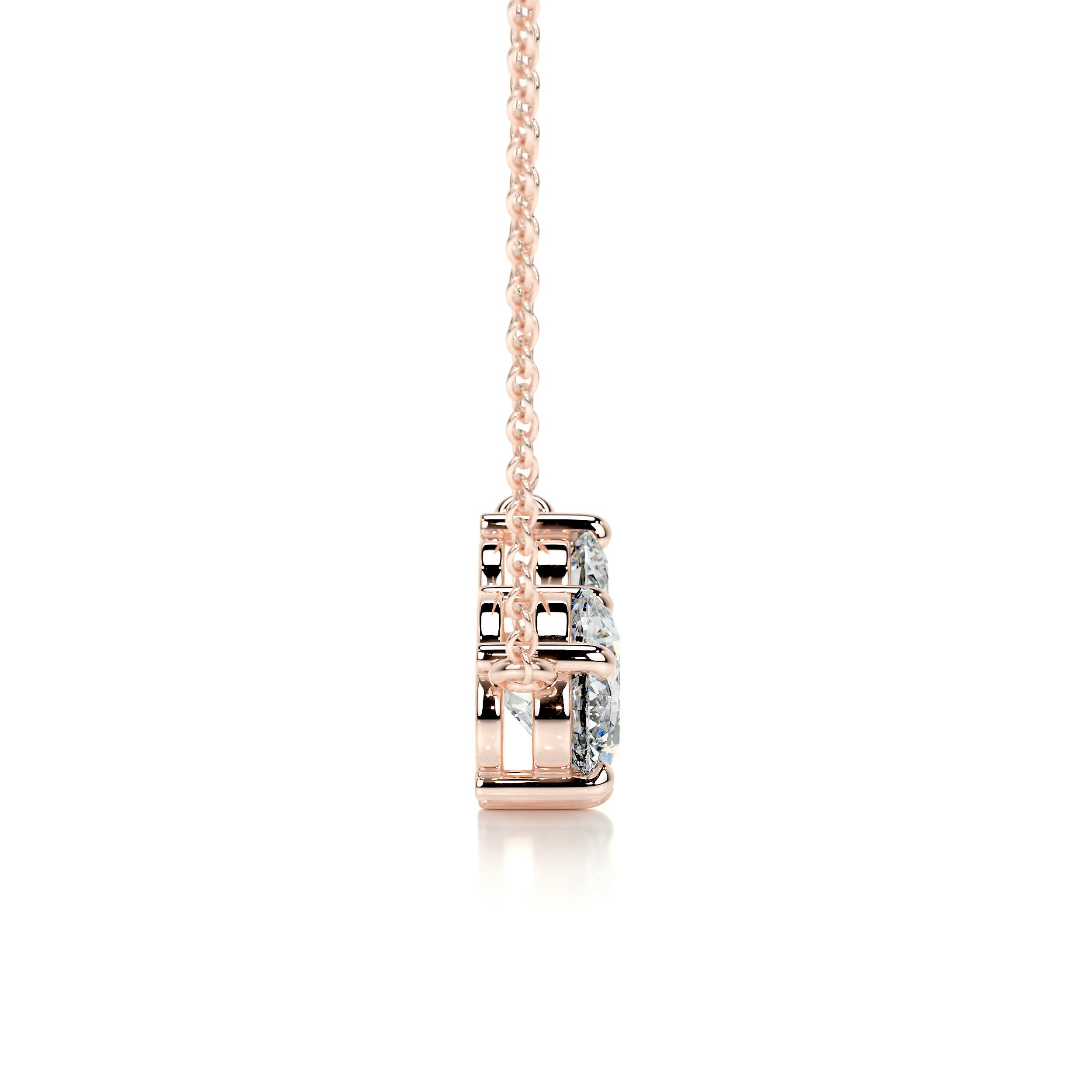 Petit Susan Lab Grown Diamond Pendant -14K Rose Gold