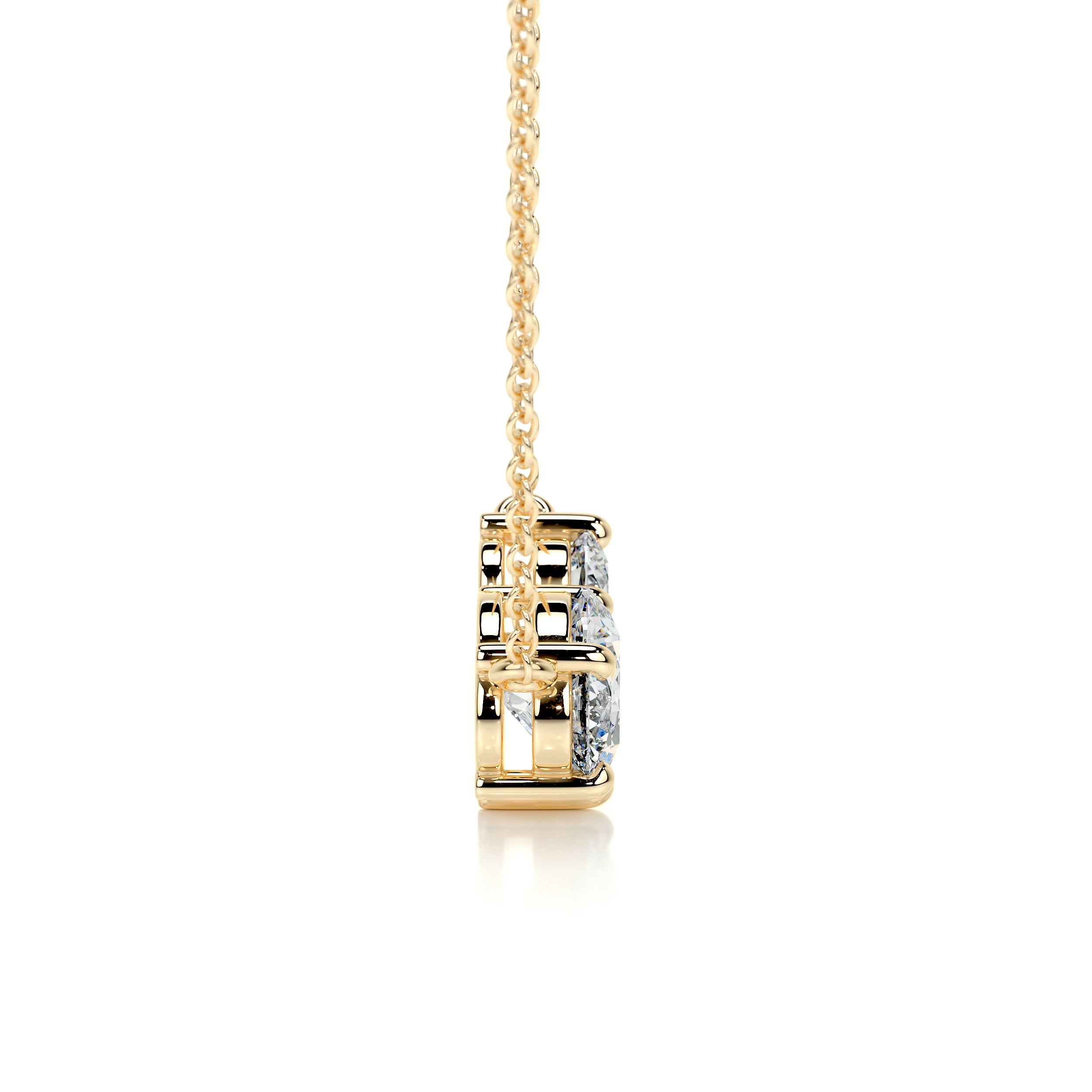 Petit Susan Lab Grown Diamond Pendant -18K Yellow Gold