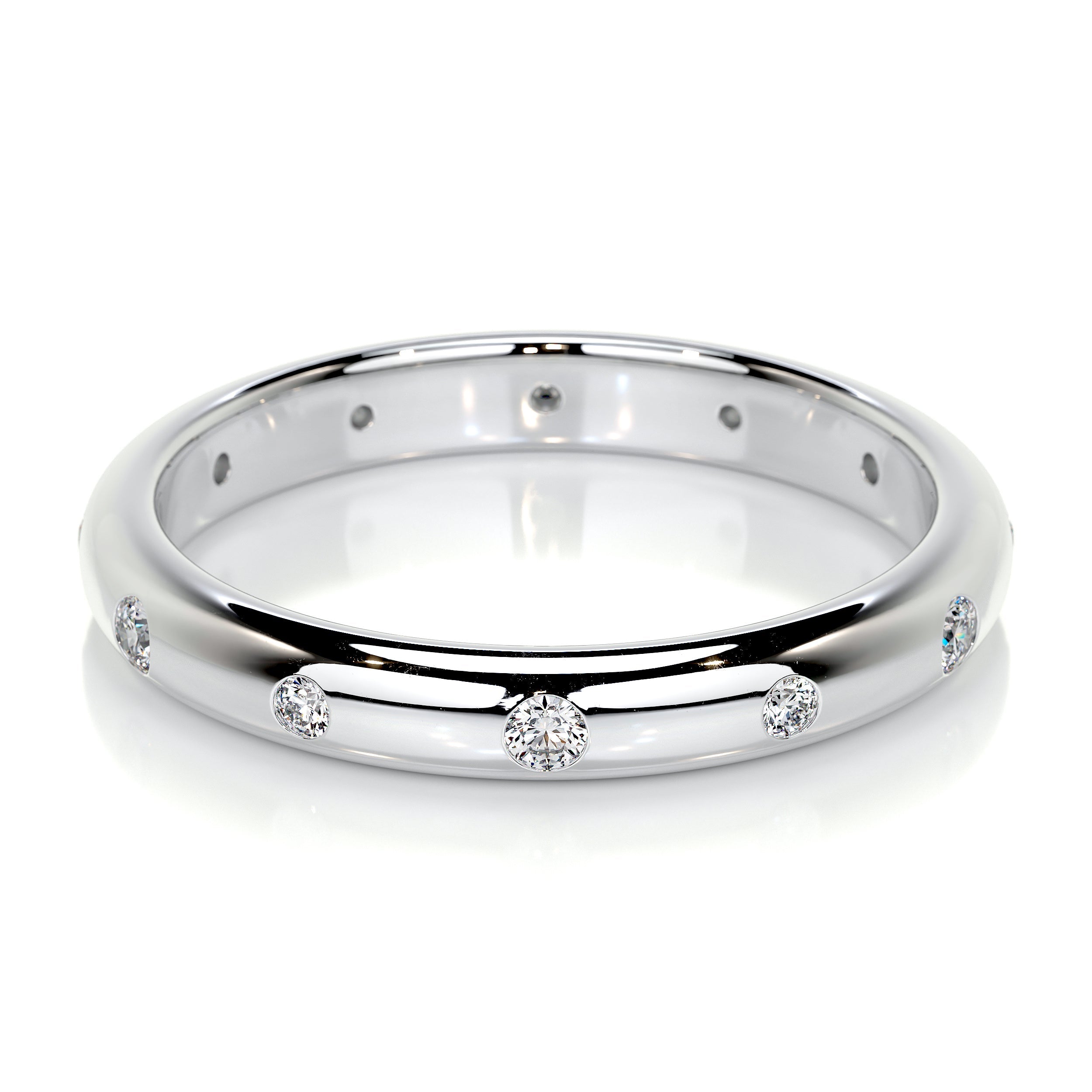 Zara Lab Grown Diamond Wedding Ring (0.18 Carat) -Platinum (RTS)
