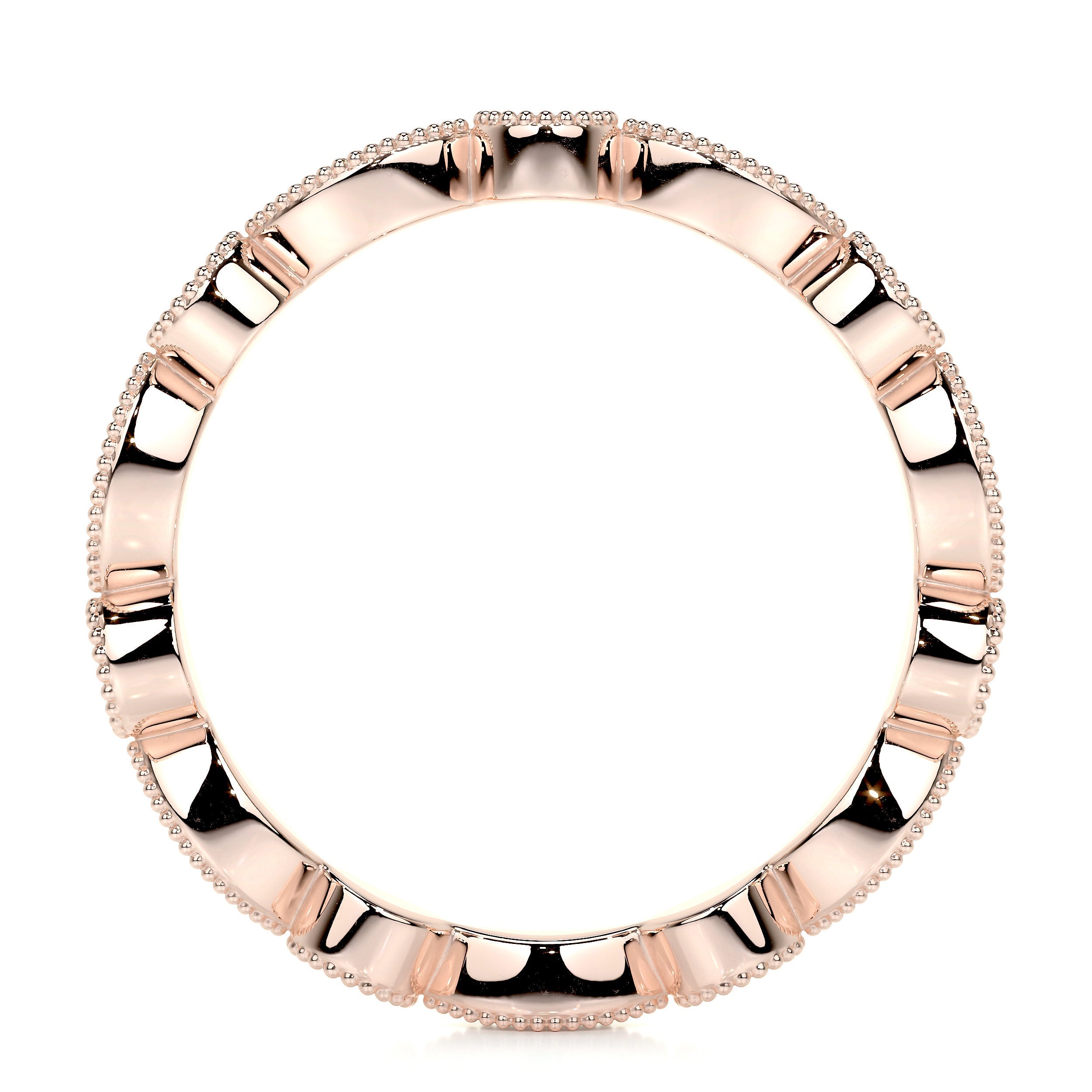 Amelia Lab Grown Eternity Wedding Ring   (0.5 Carat) -14K Rose Gold (RTS)