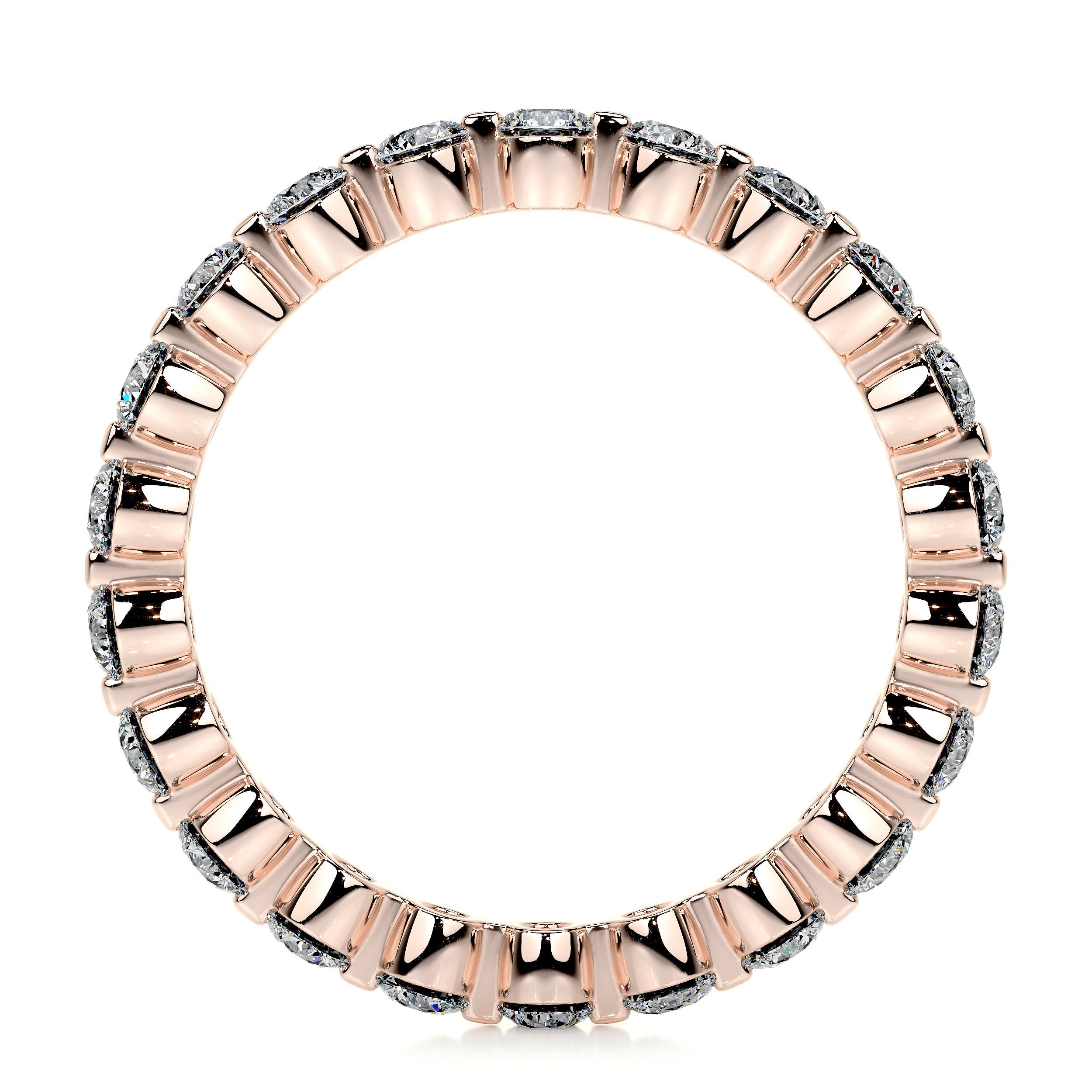 Josie Lab Grown Eternity Wedding Ring   (1 Carat) -14K Rose Gold (RTS)
