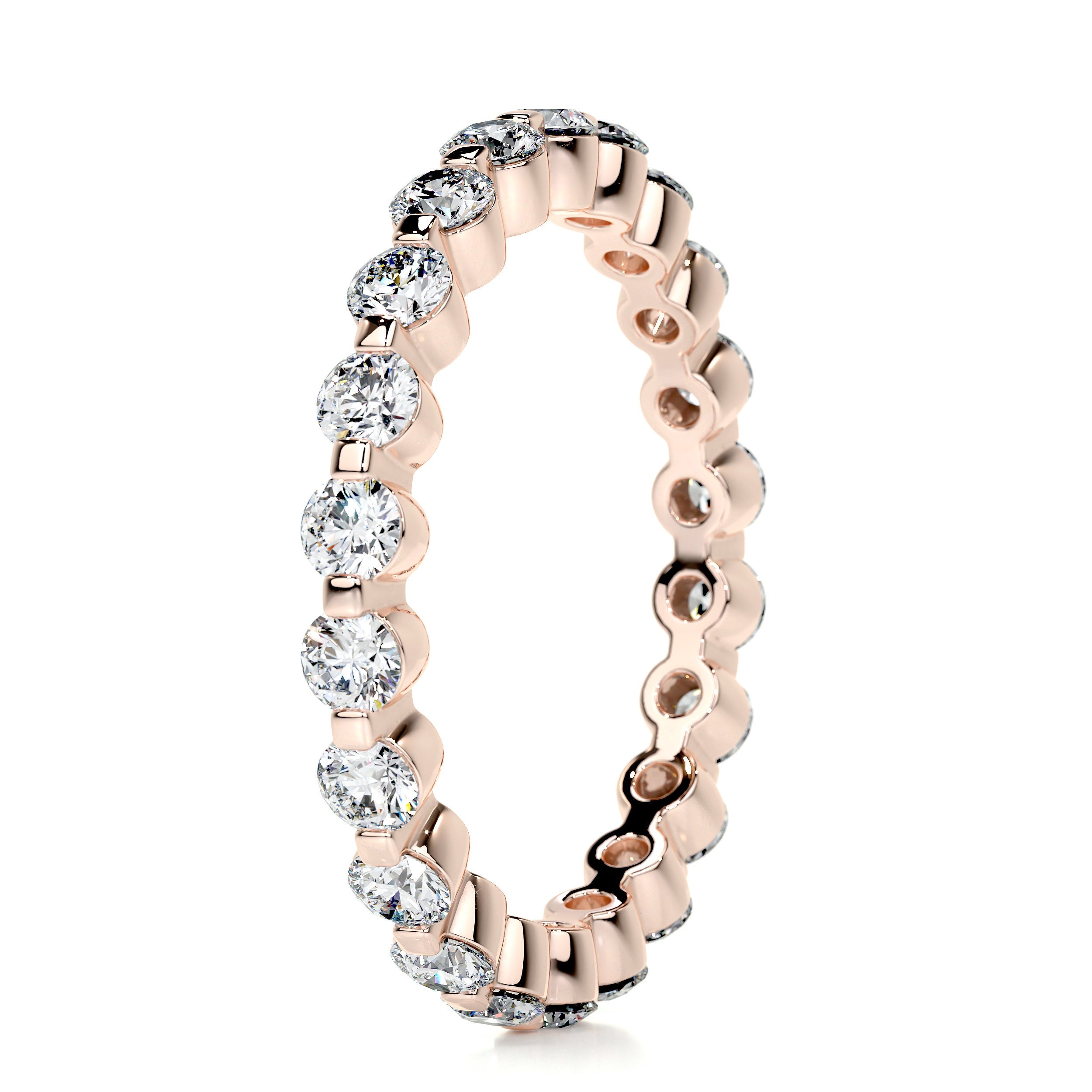 Josie Eternity Wedding Ring   (1 Carat) -14K Rose Gold (RTS)