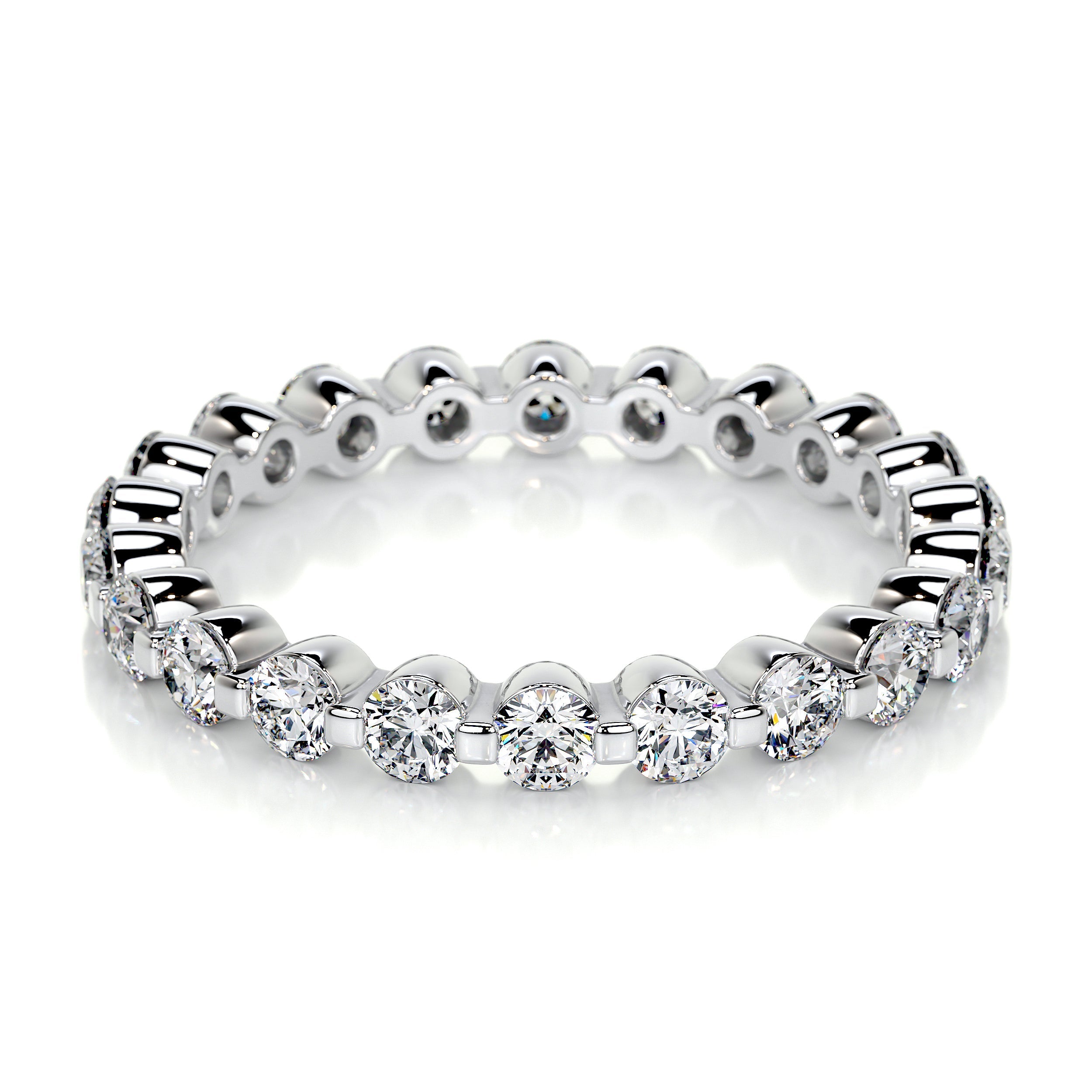 Josie Lab Grown Eternity Wedding Ring   (1 Carat) -Platinum (RTS)