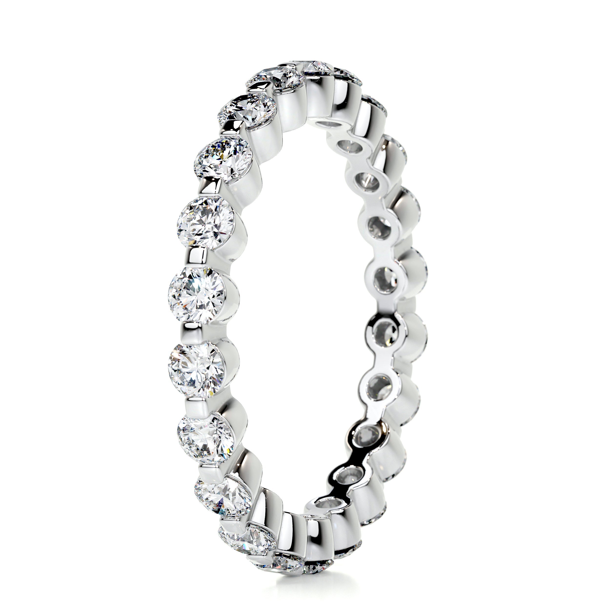 Josie Eternity Wedding Ring (1 Carat) -14K White Gold (RTS)