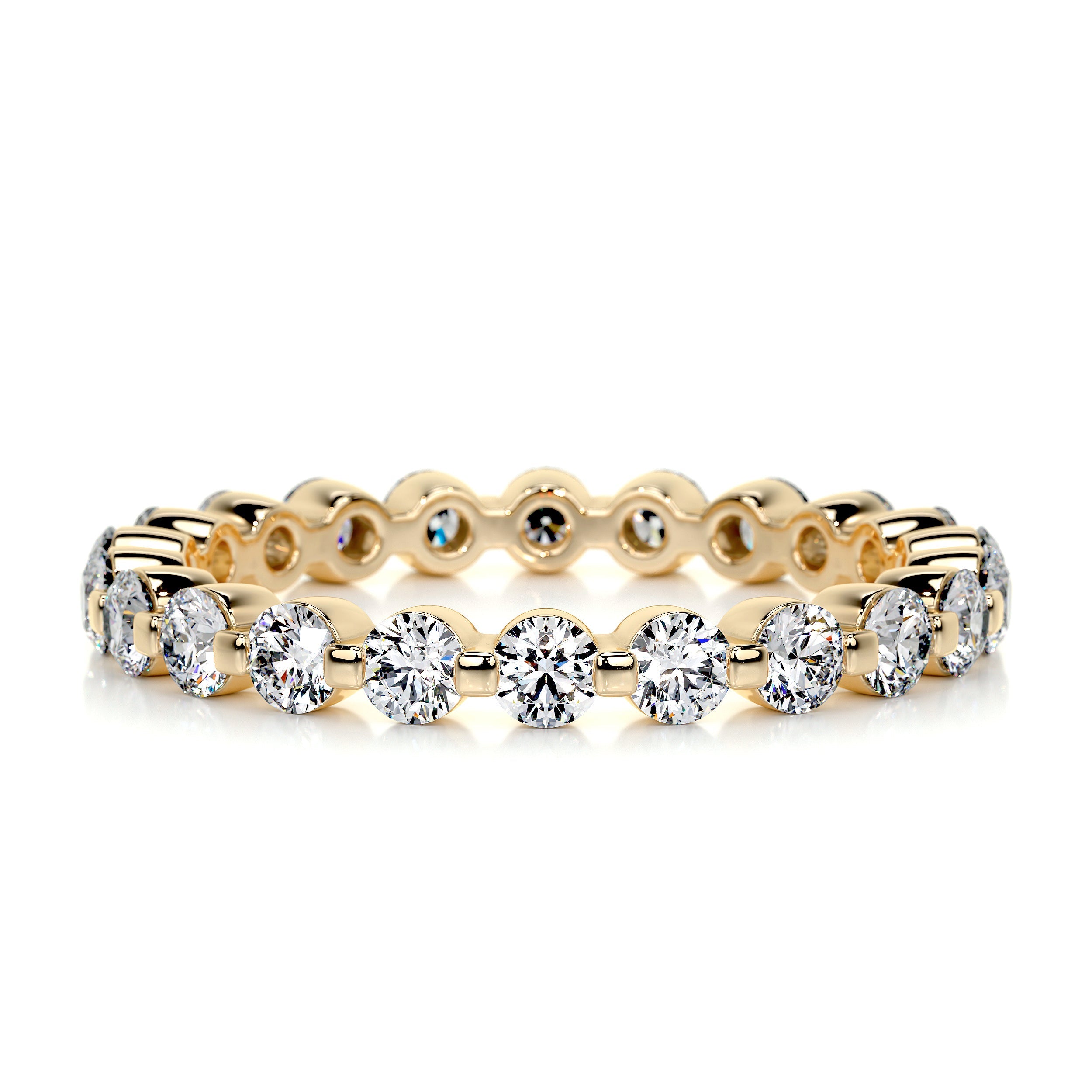 Josie Eternity Wedding Ring   (1 Carat) -14K Yellow Gold (RTS)