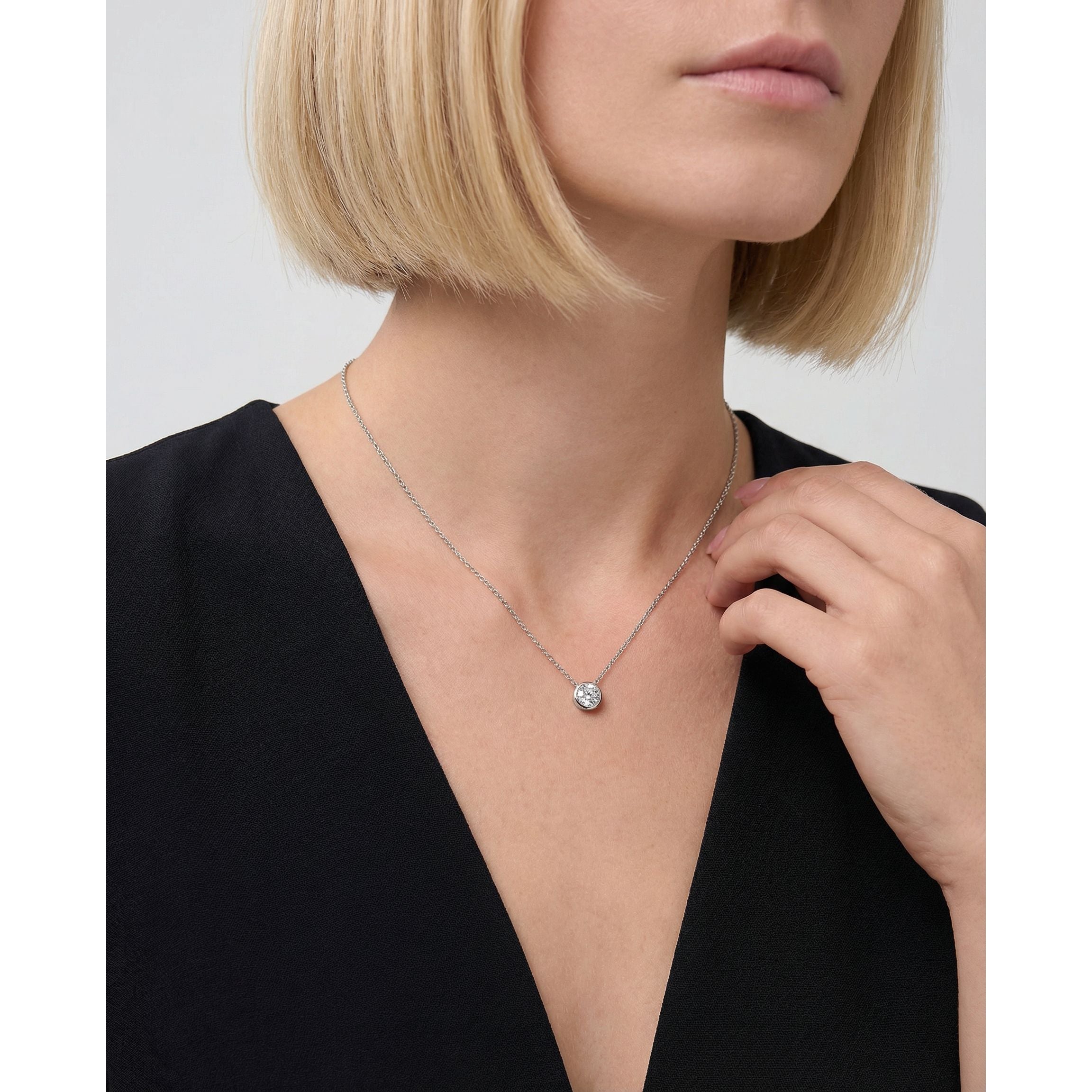 Beyonce Lab Grown Diamond Pendant (2 Carat) -14K White Gold