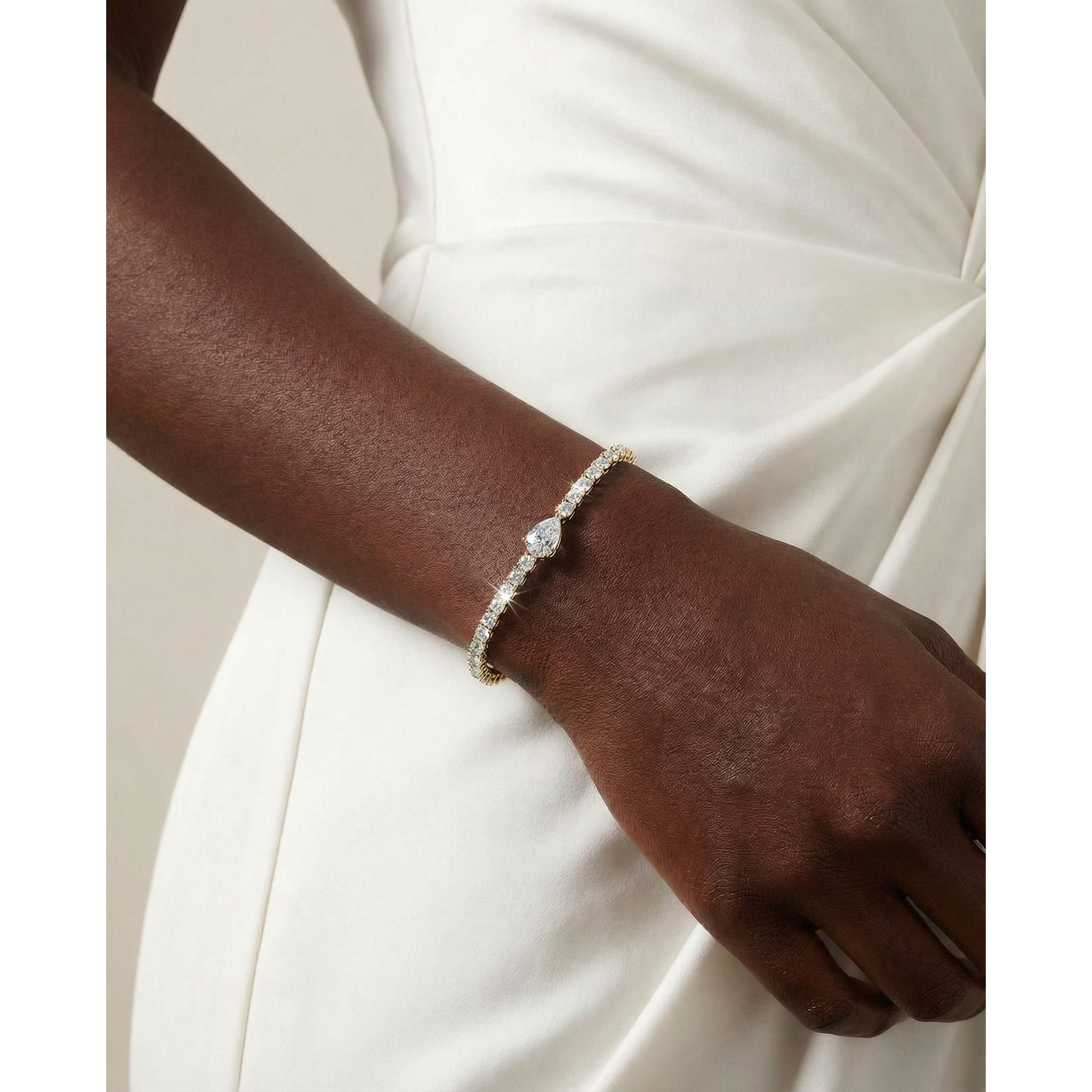 Cheryl Lab Grown Diamond Bracelet - 18K Yellow Gold