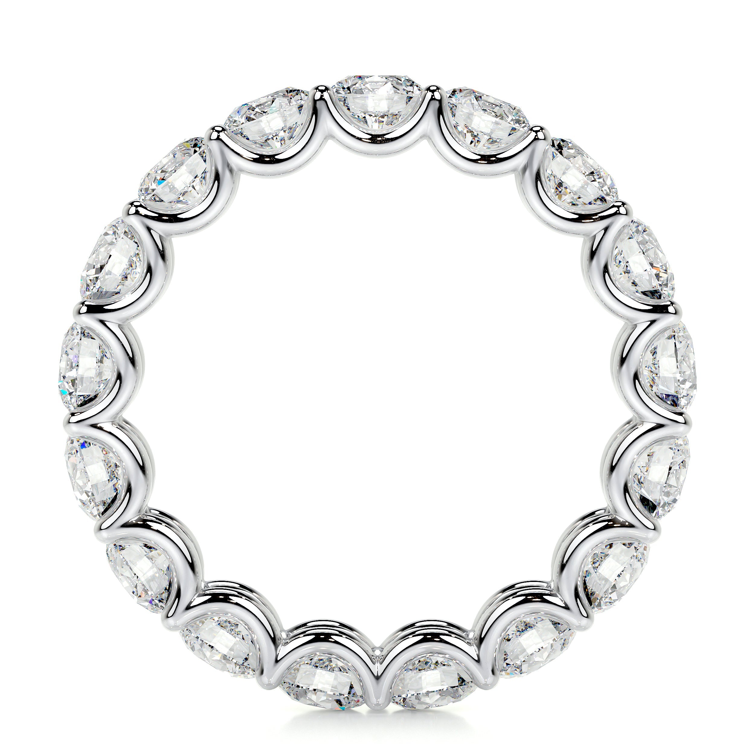 Trinity Lab Grown Eternity Wedding Ring -Platinum (RTS)