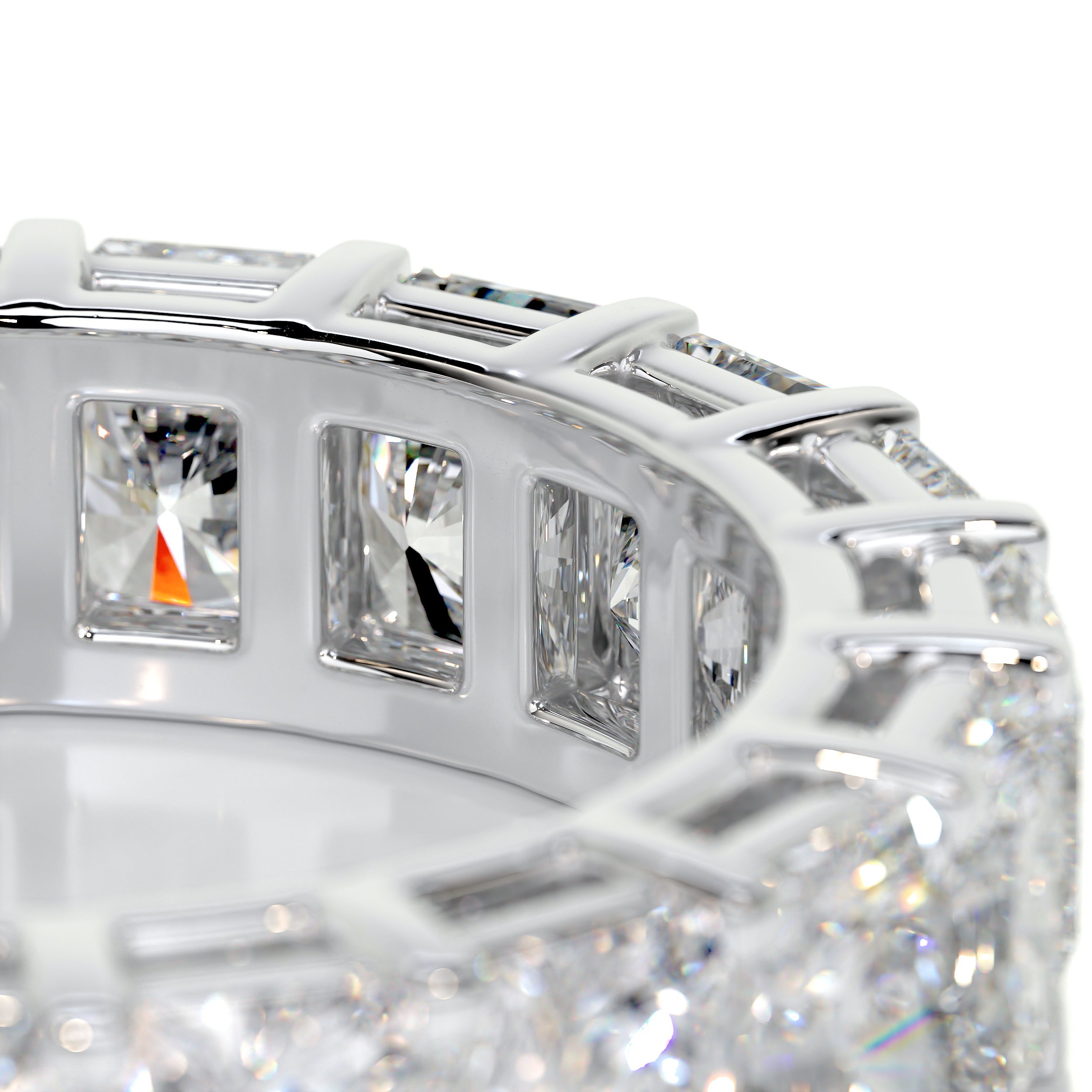 Andi Eternity Wedding Ring - 18K White Gold (RTS)