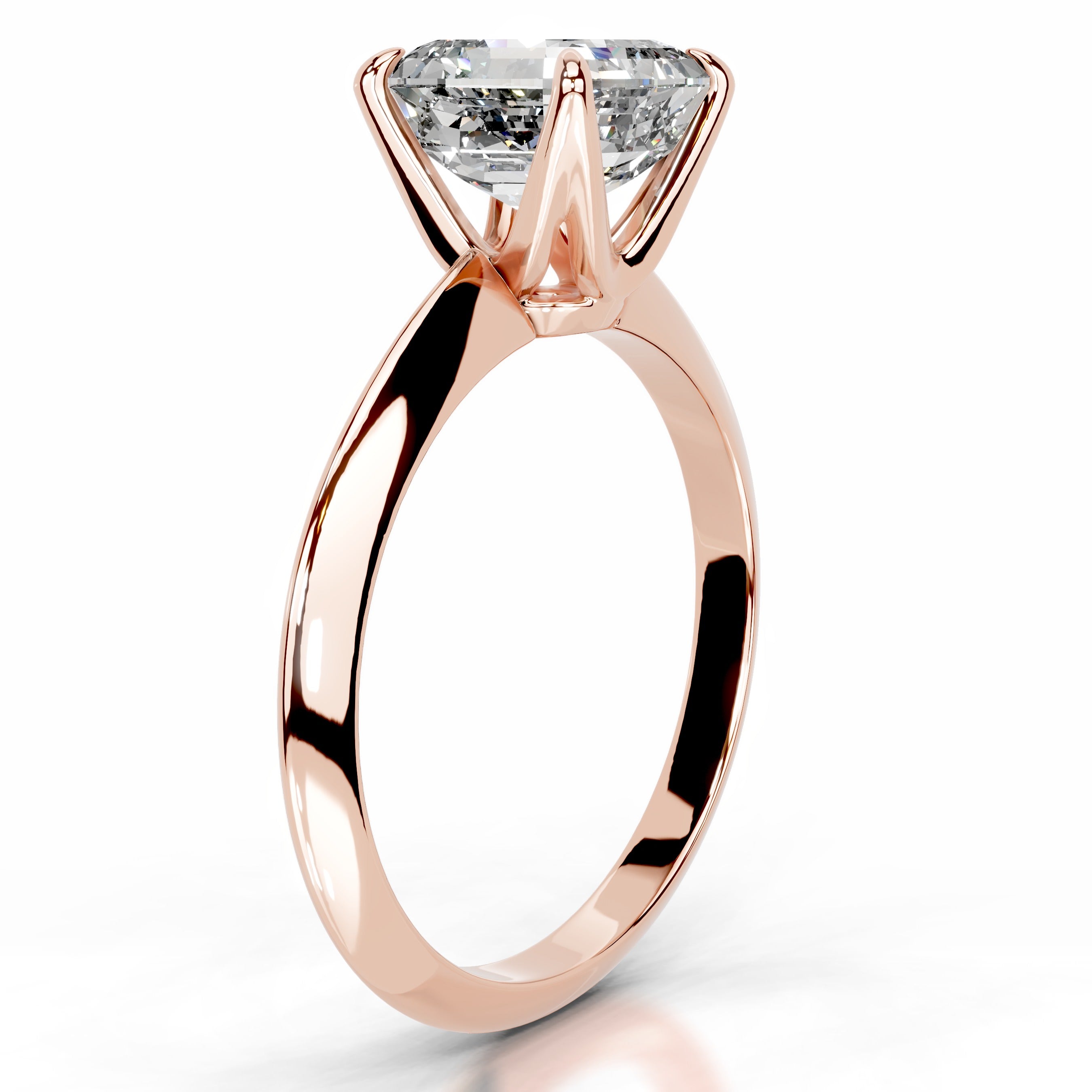 Evie Diamond Engagement Ring - 14K Rose Gold