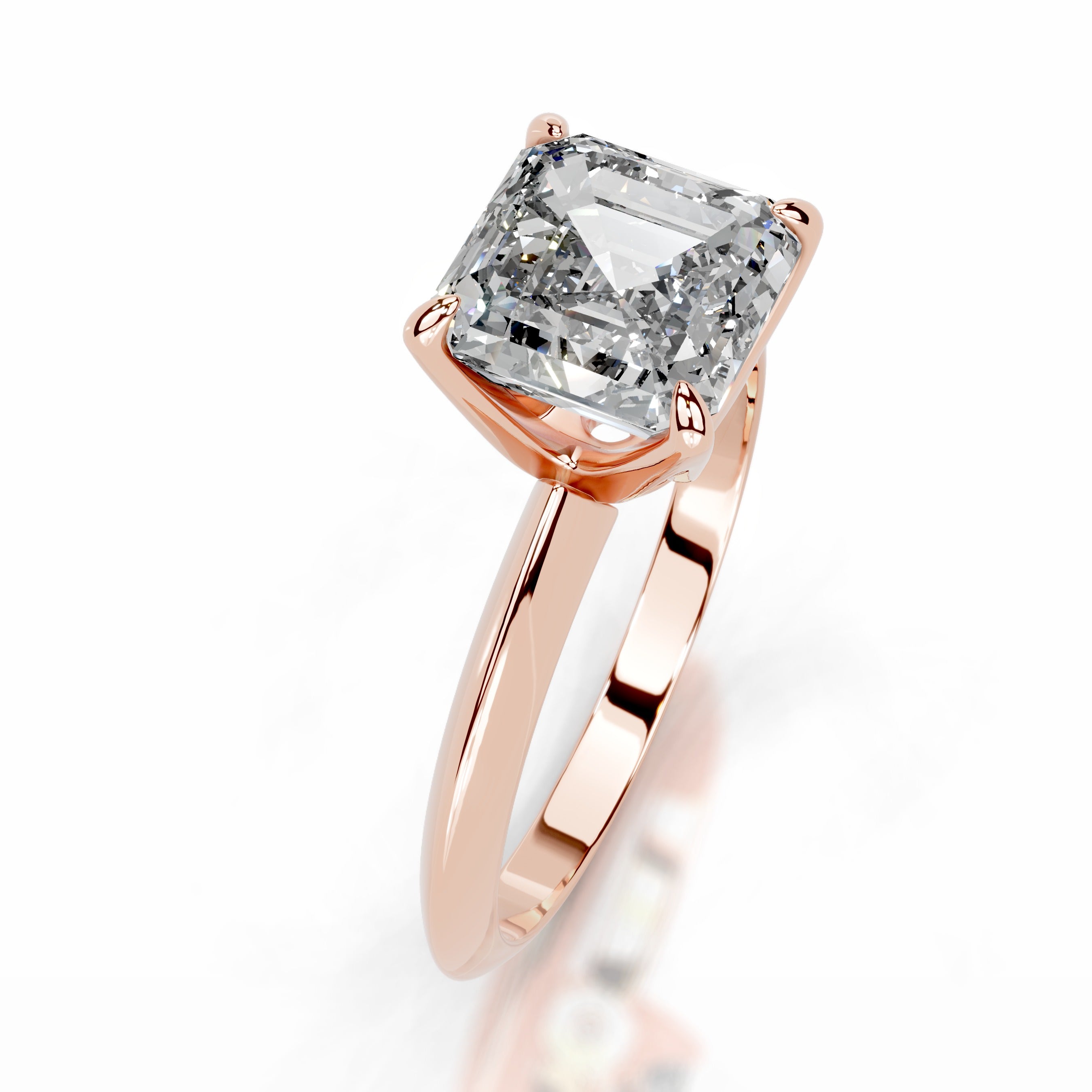 Evie Diamond Engagement Ring - 14K Rose Gold