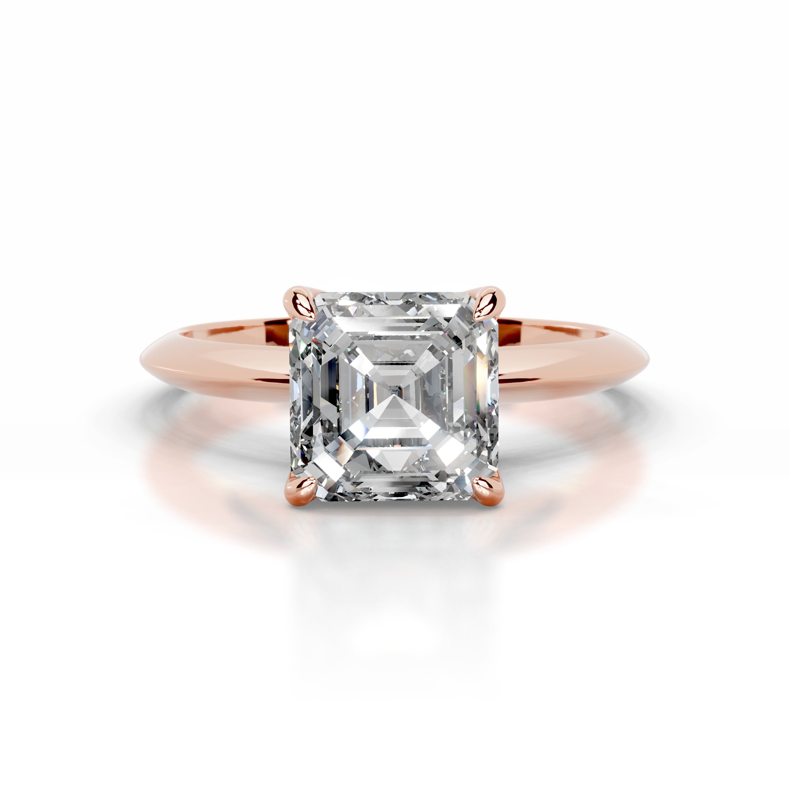 Evie Diamond Engagement Ring - 14K Rose Gold