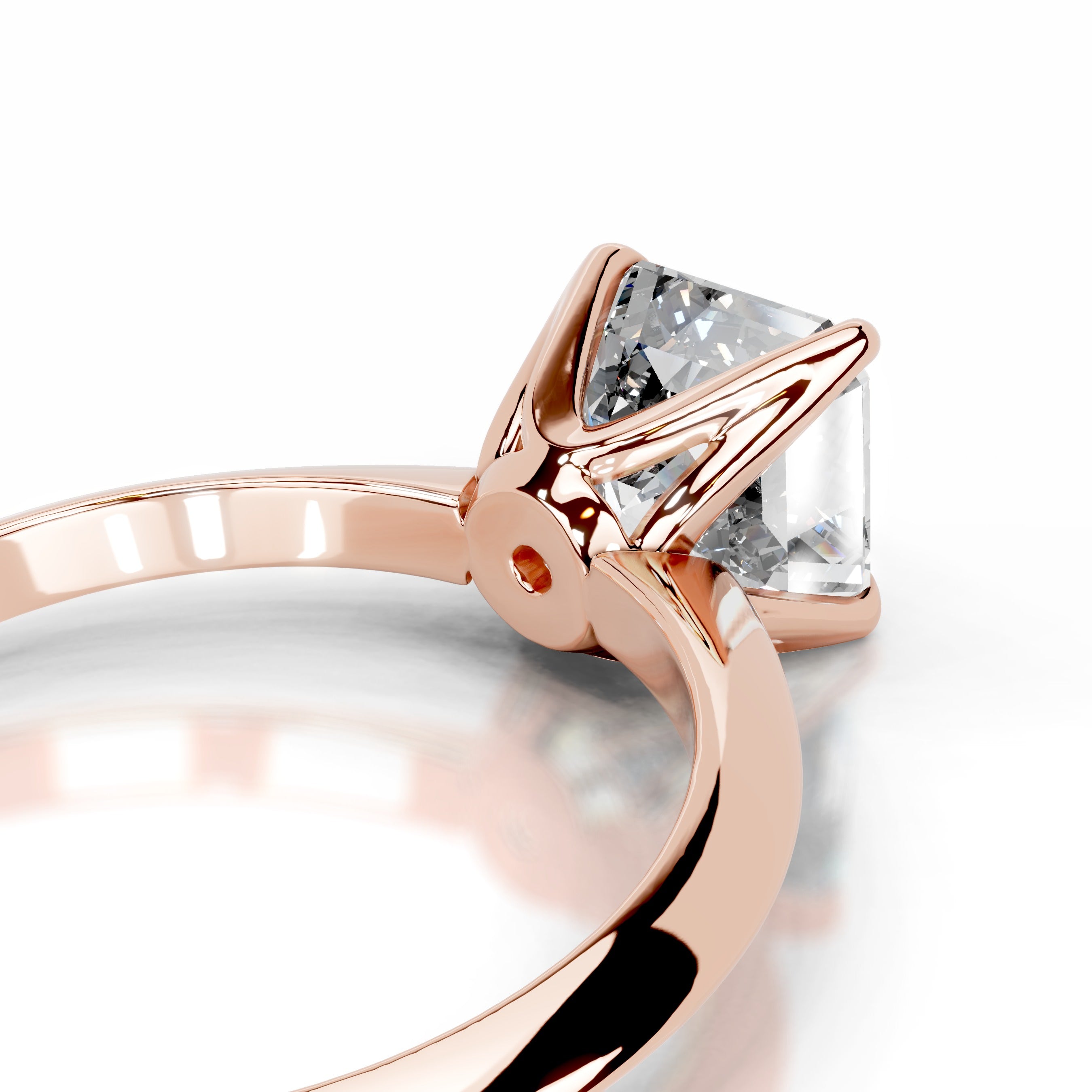 Evie Diamond Engagement Ring - 14K Rose Gold