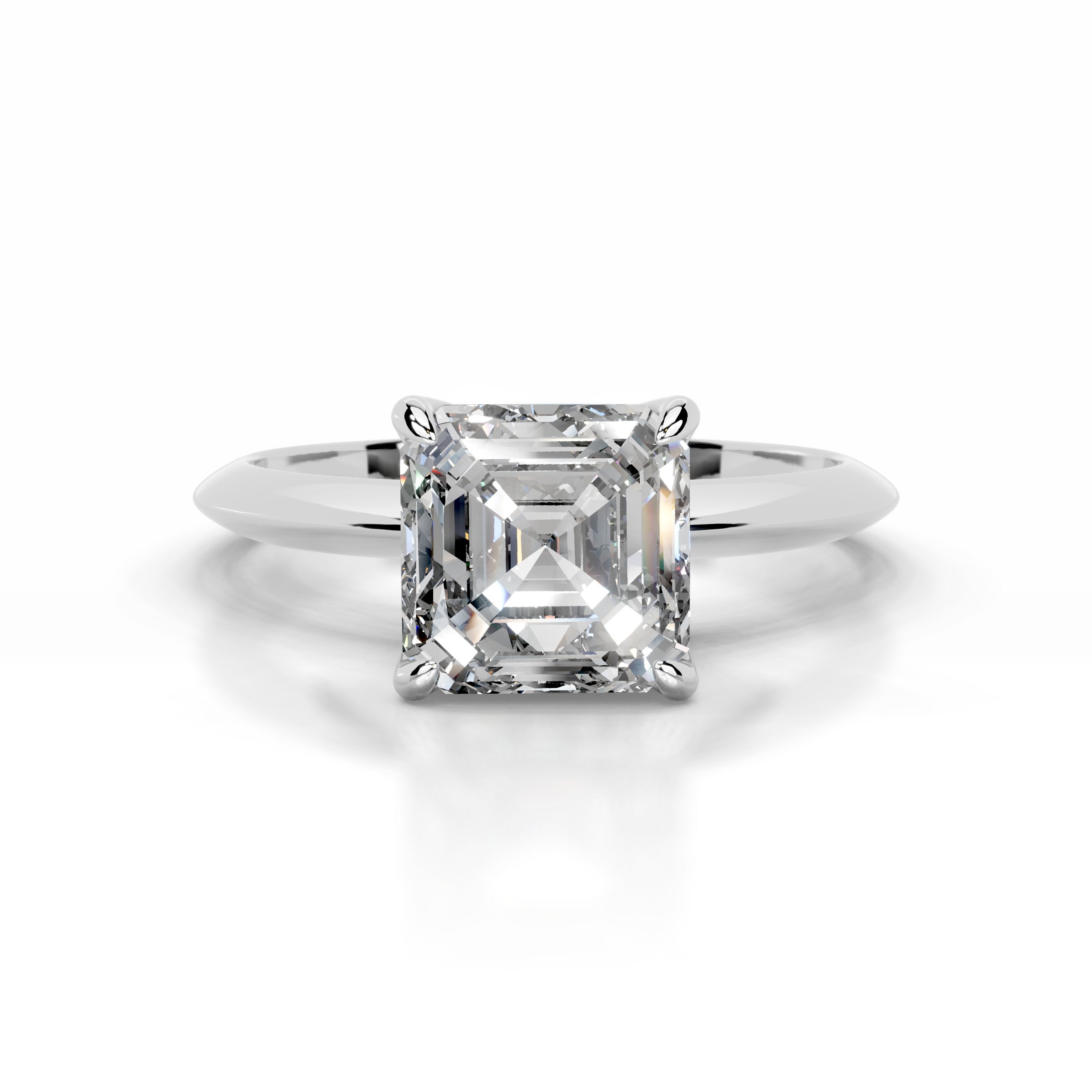 Evie Diamond Engagement Ring - 14K White Gold