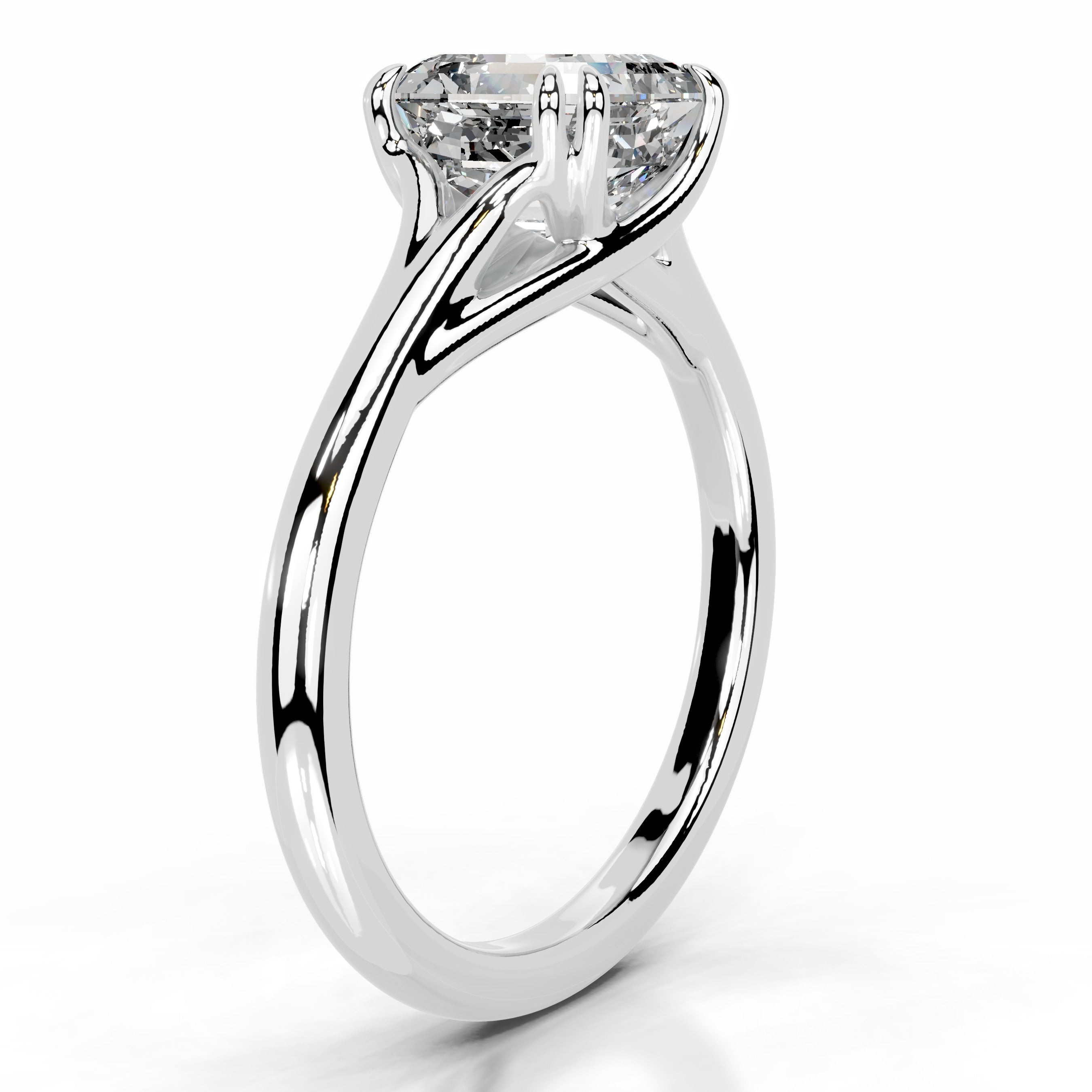 Ellie Diamond Engagement Ring - 14K White Gold