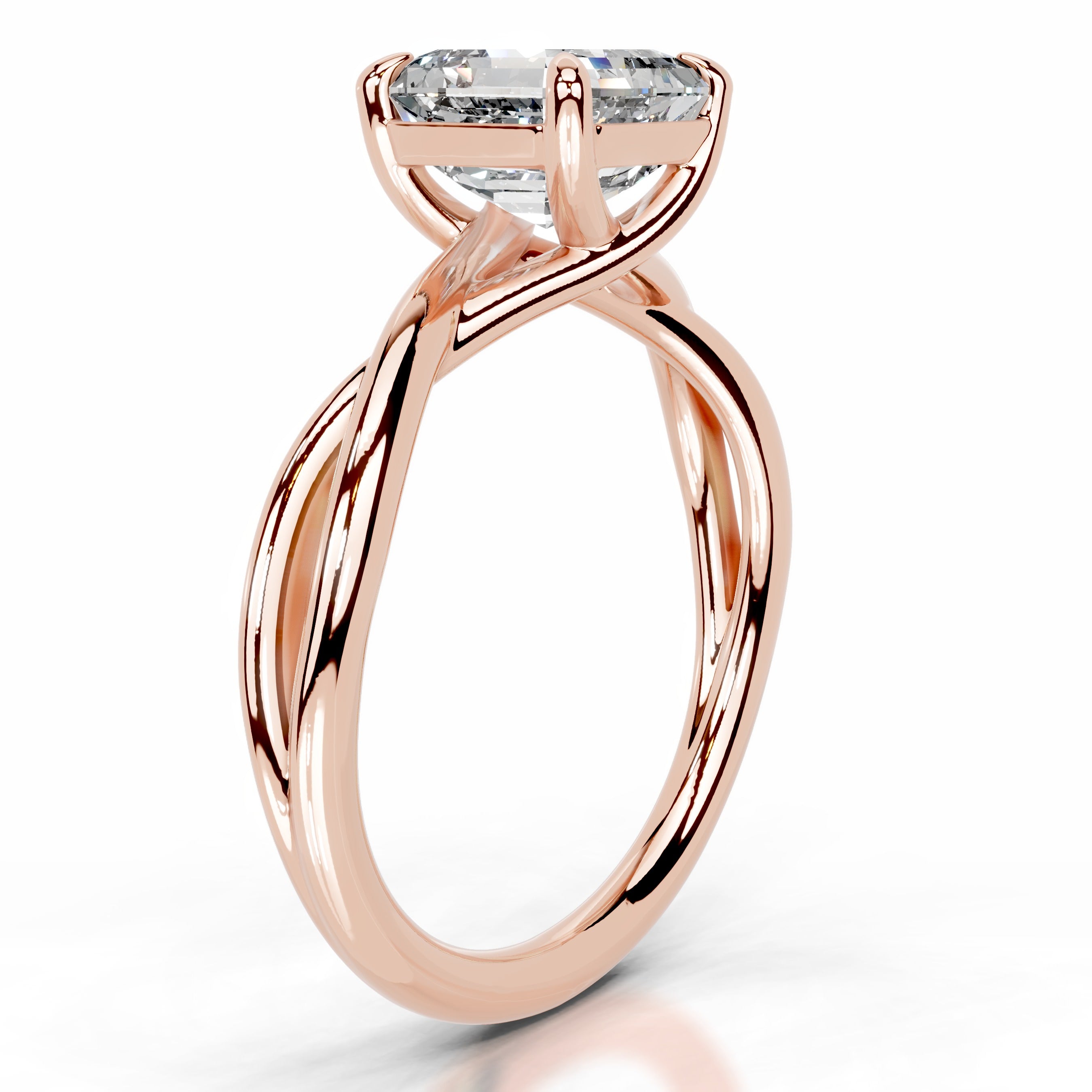 Billie Diamond Engagement Ring - 14K Rose Gold