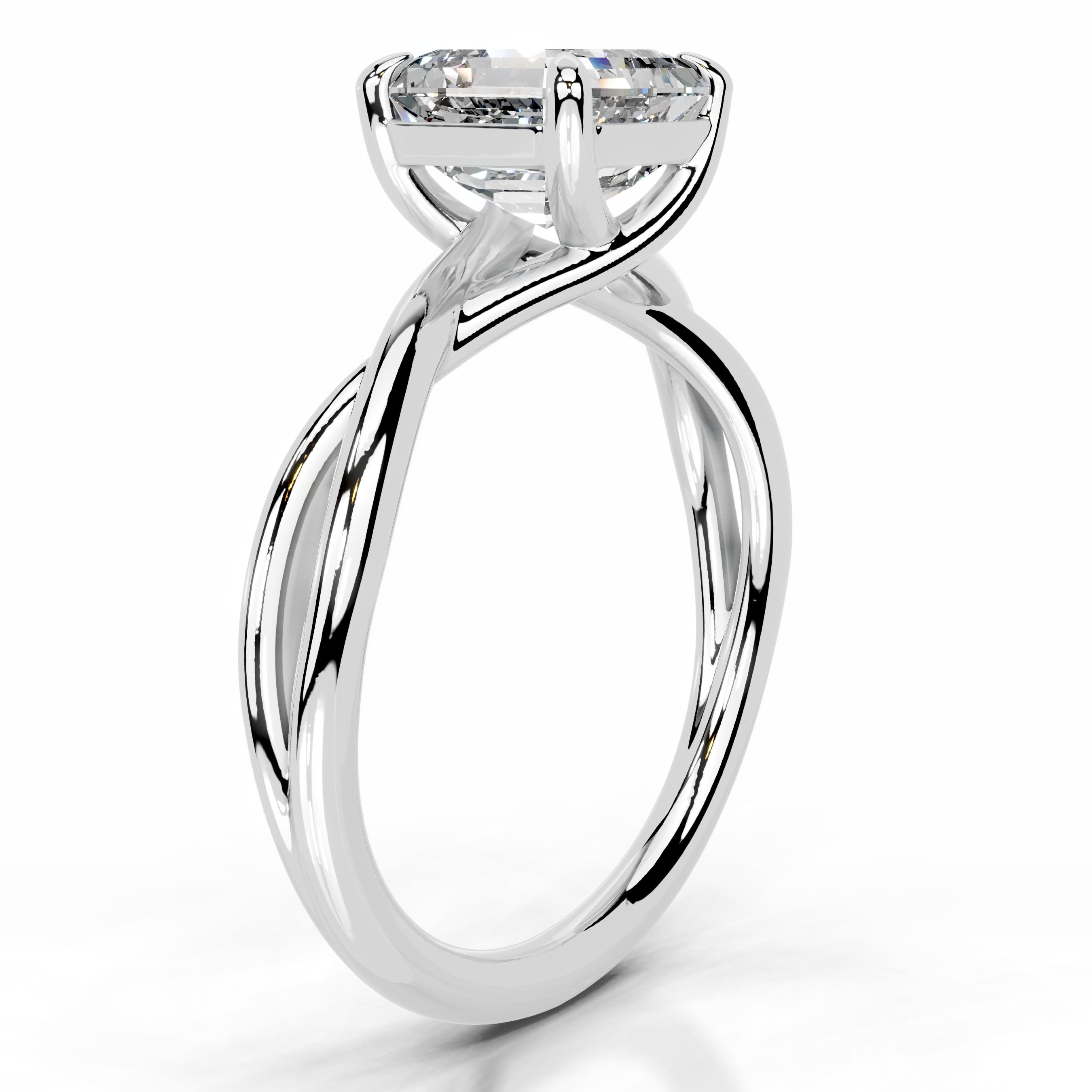 Billie Diamond Engagement Ring - 14K White Gold