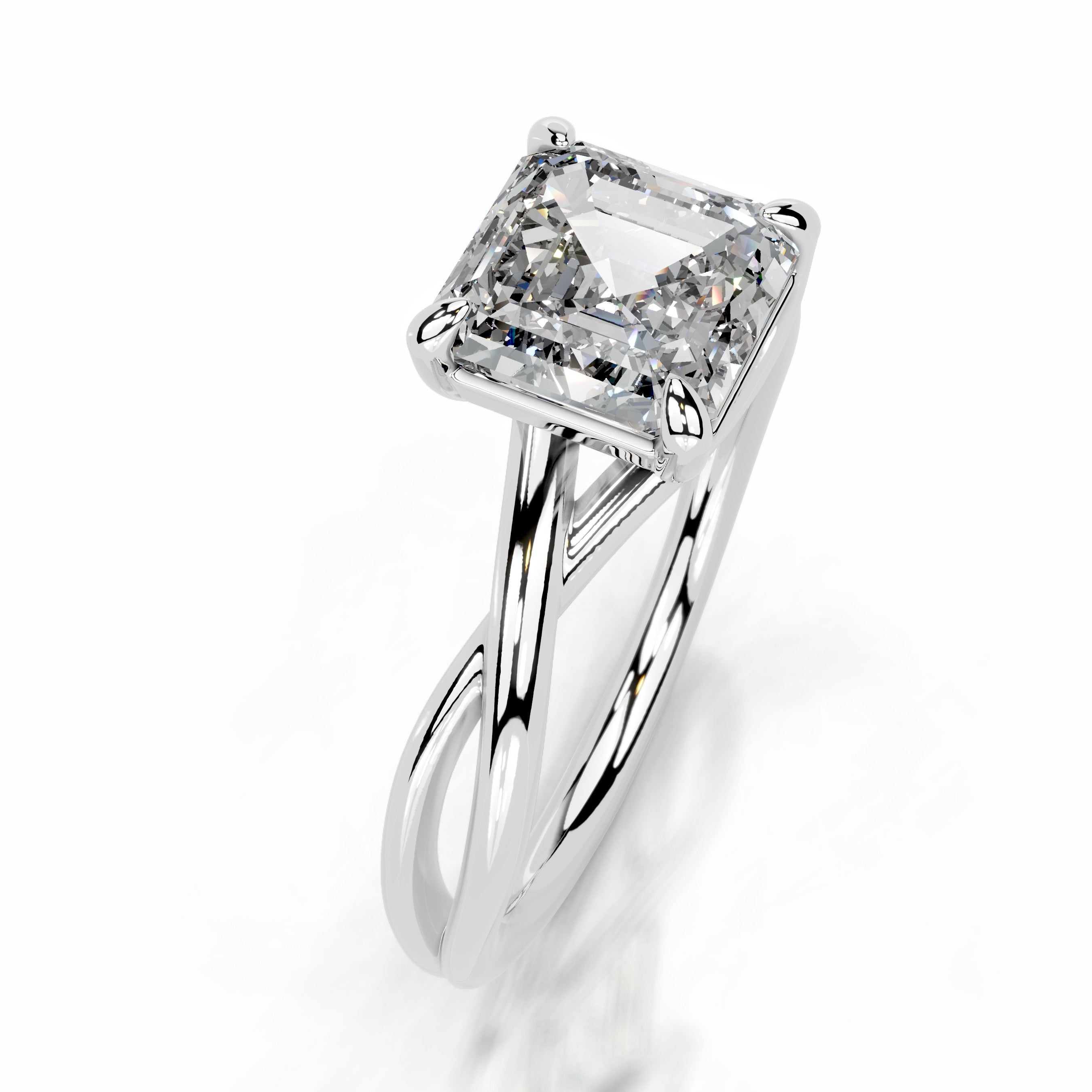 Billie Diamond Engagement Ring - 14K White Gold