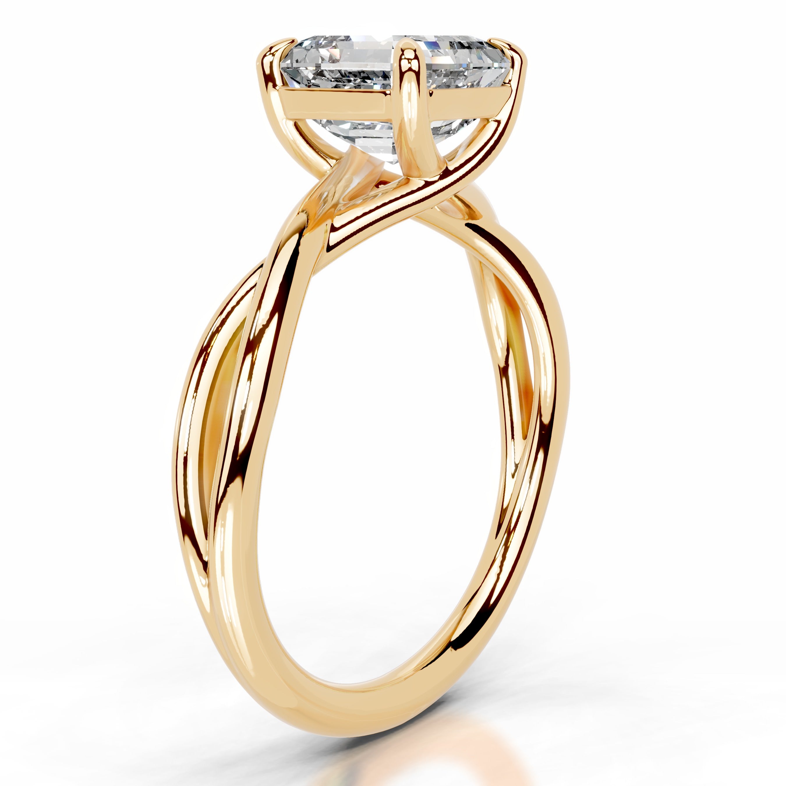 Billie Diamond Engagement Ring - 18K Yellow Gold