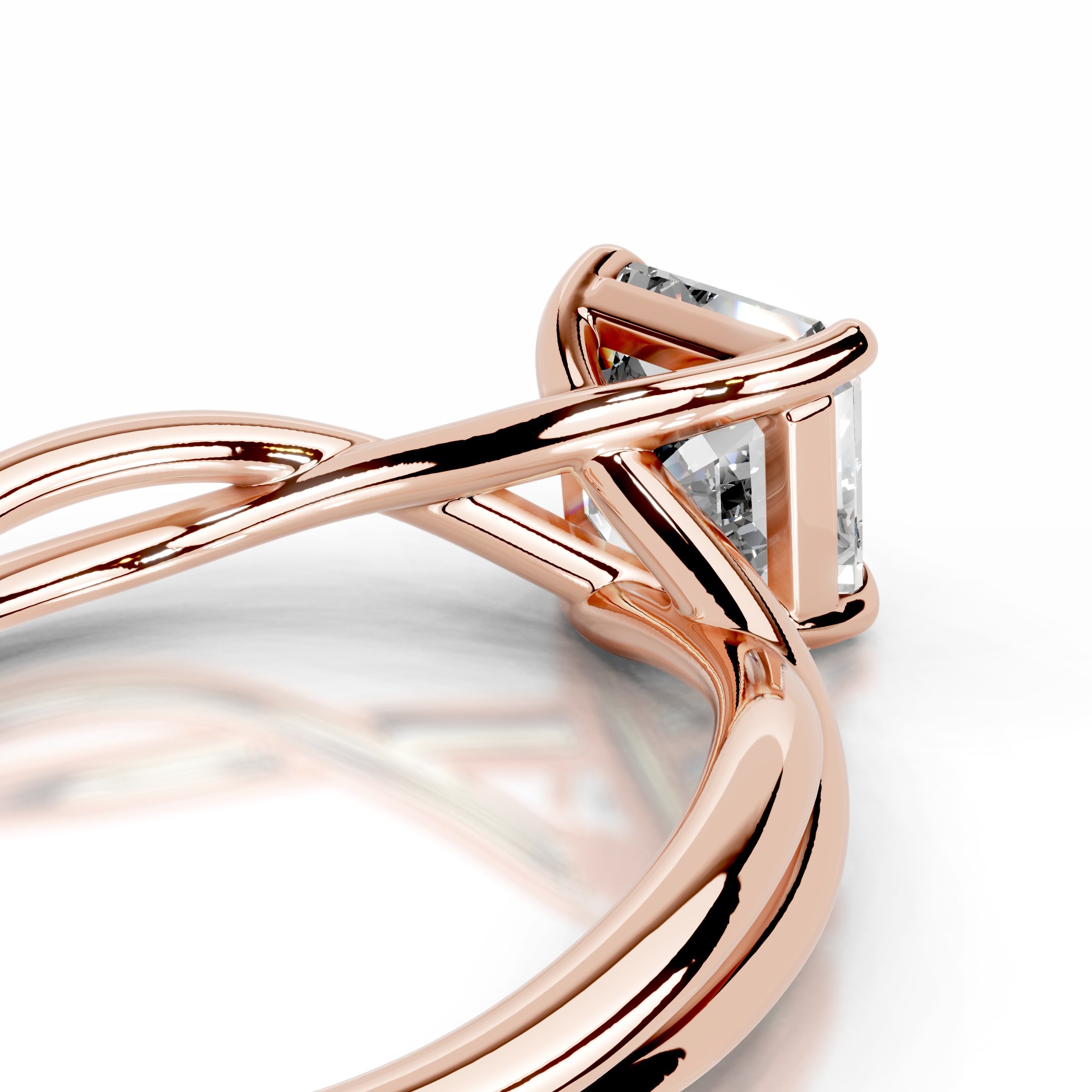 Billie Diamond Engagement Ring - 14K Rose Gold