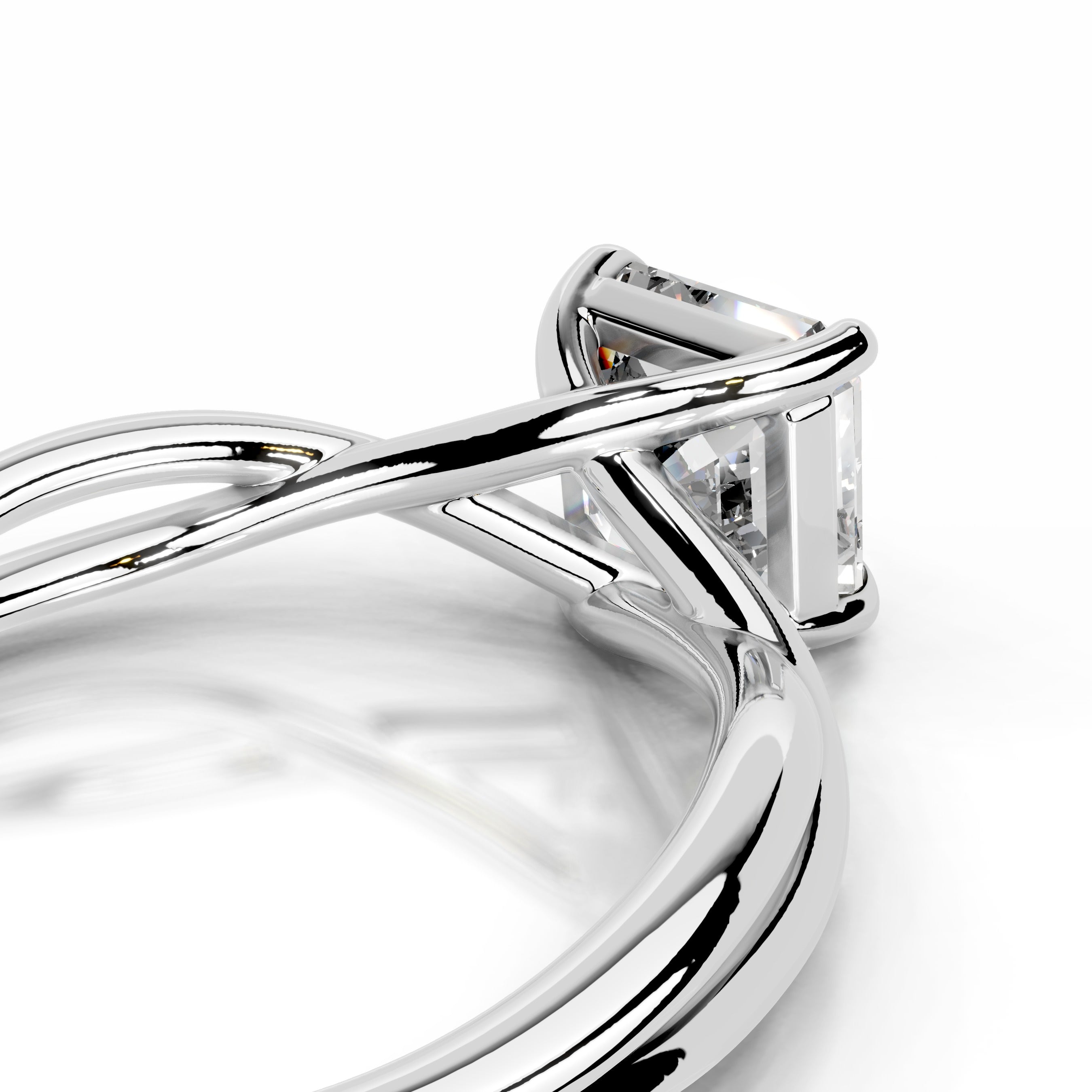 Billie Diamond Engagement Ring - 14K White Gold