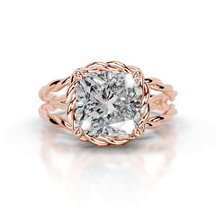 Yul Diamond Engagement Ring - 14K Rose Gold