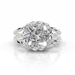Yul Diamond Engagement Ring - Platinum