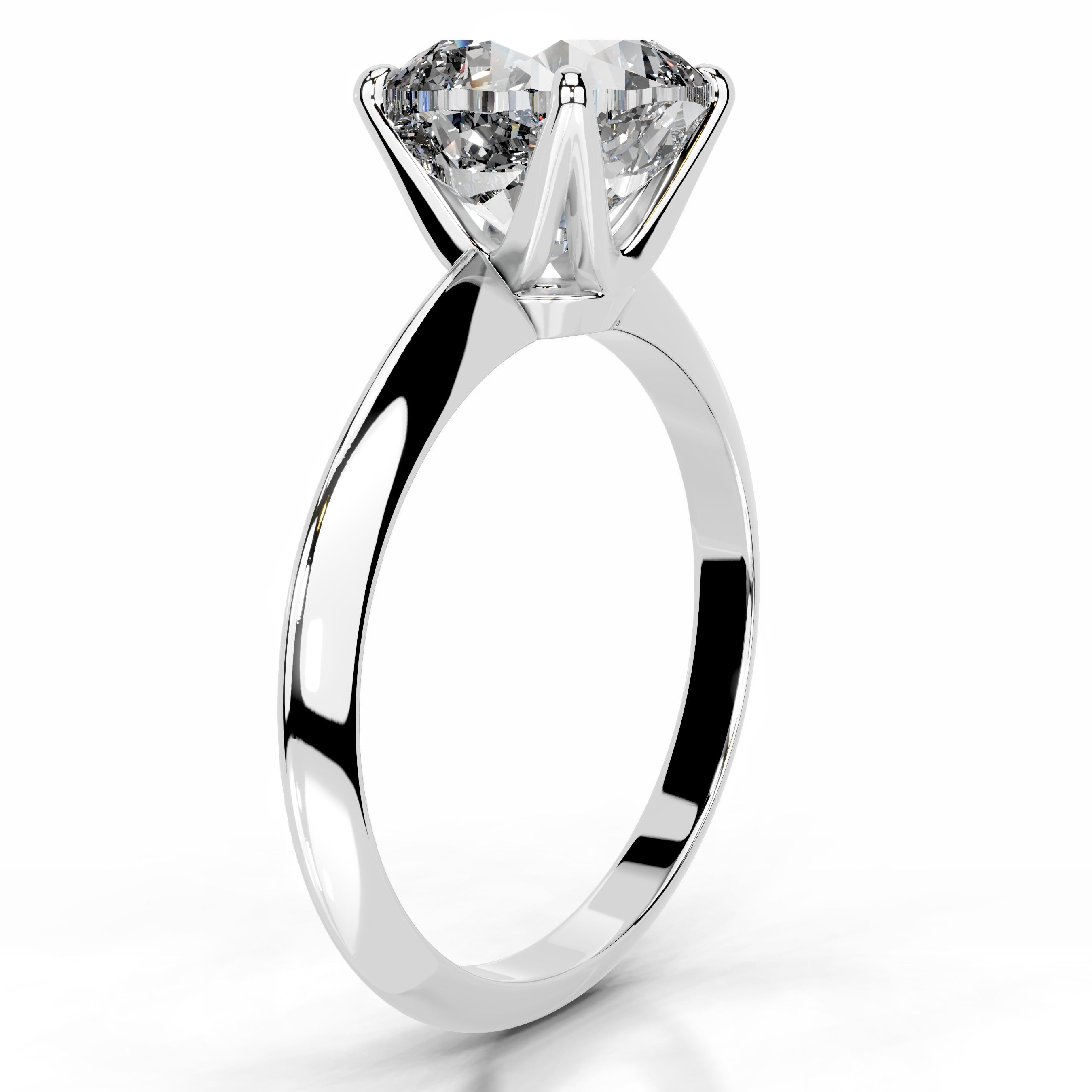 Evie Diamond Engagement Ring - 14K White Gold