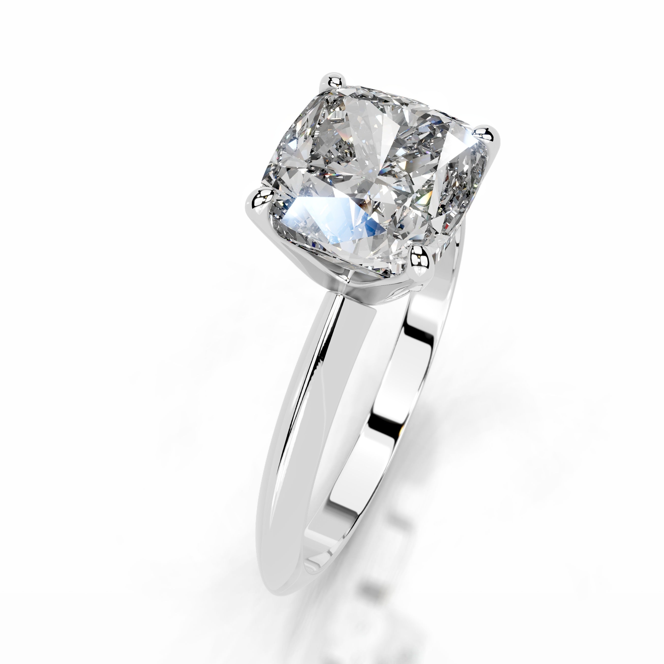 Evie Diamond Engagement Ring - 14K White Gold