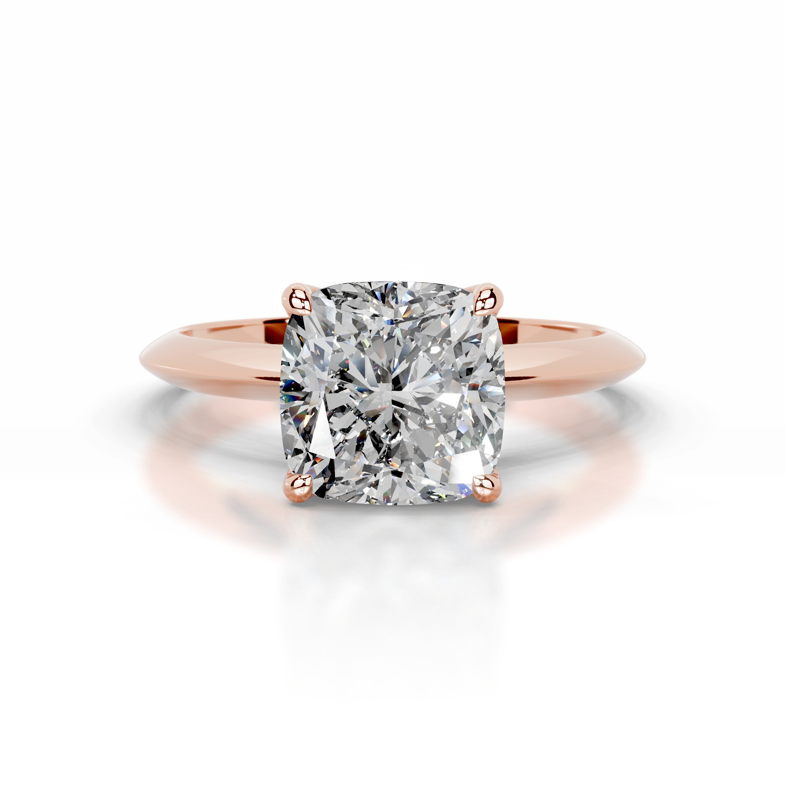 Evie Diamond Engagement Ring - 14K Rose Gold