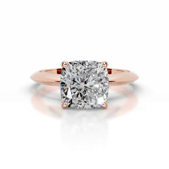 Evie Diamond Engagement Ring - 14K Rose Gold - Main Stone 1.7 Carat