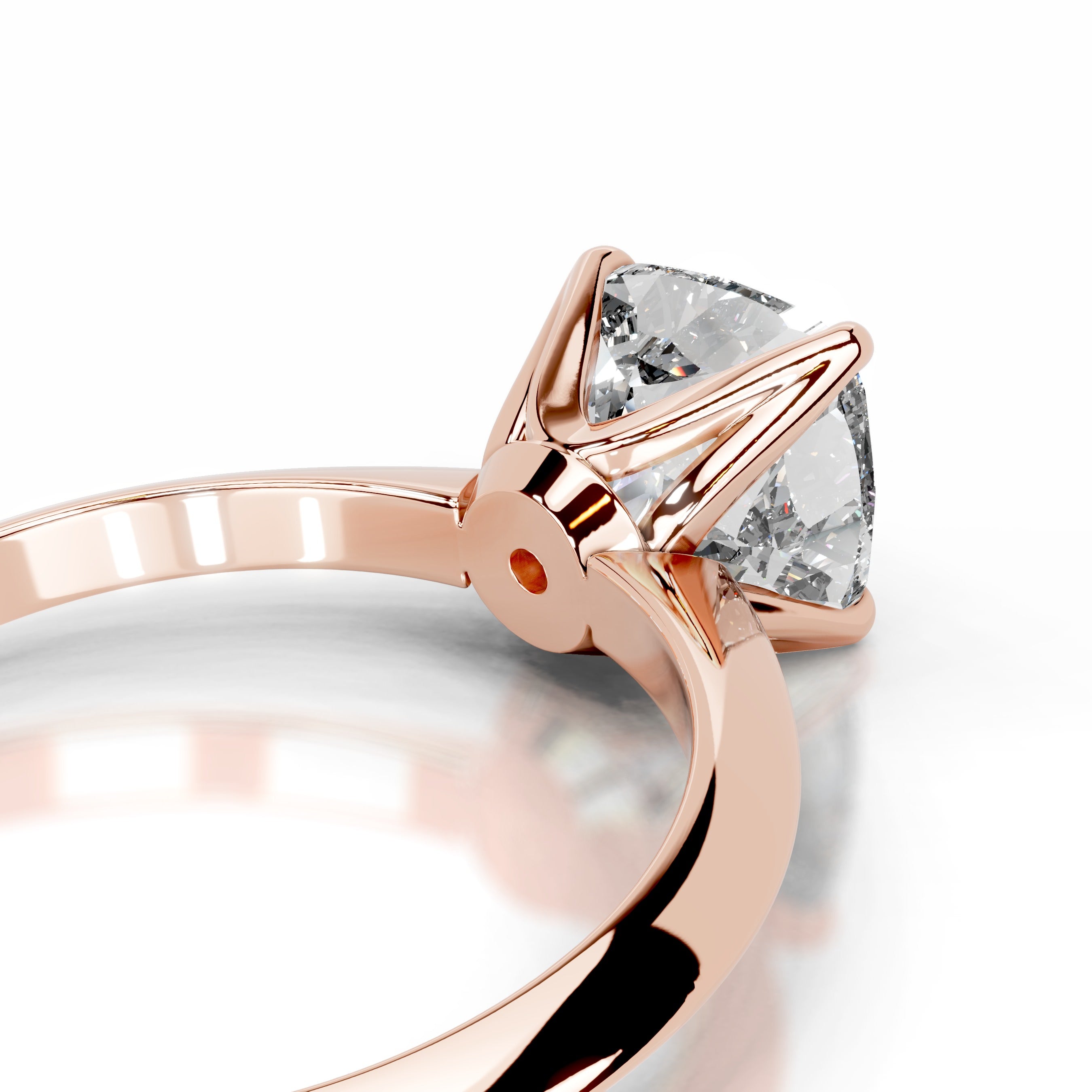 Evie Diamond Engagement Ring - 14K Rose Gold