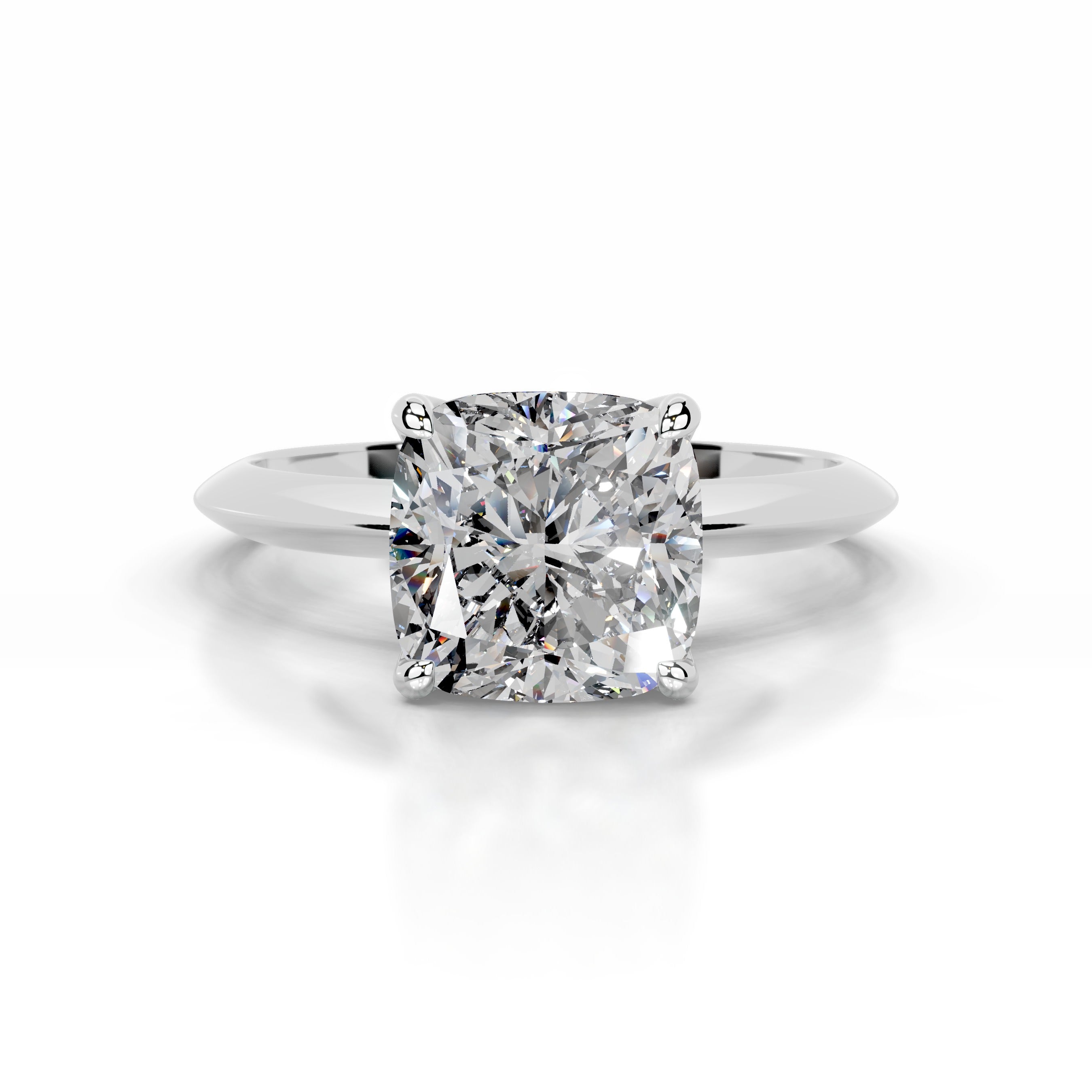 Evie Diamond Engagement Ring - 14K White Gold