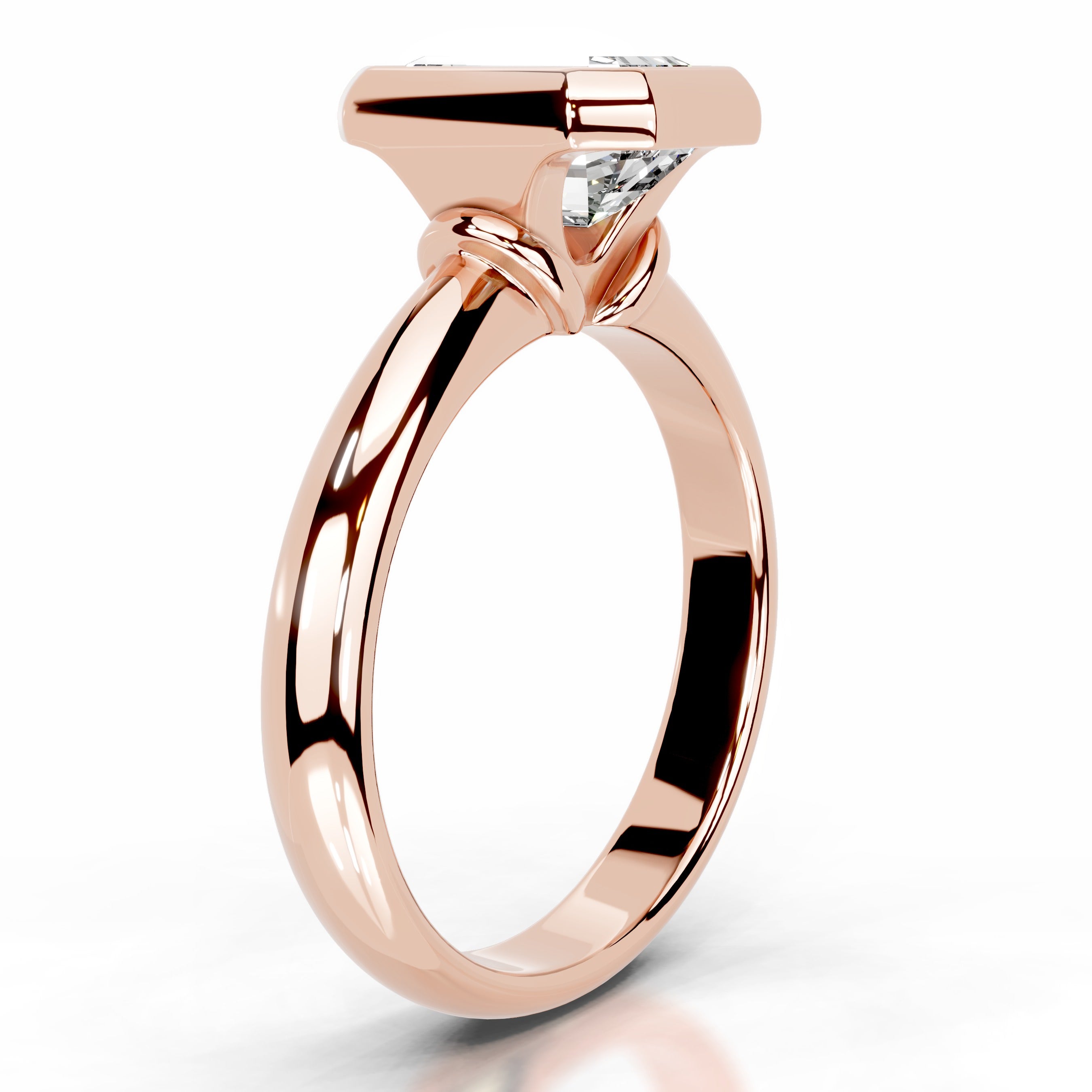 Kaylee Diamond Engagement Ring - 14K Rose Gold