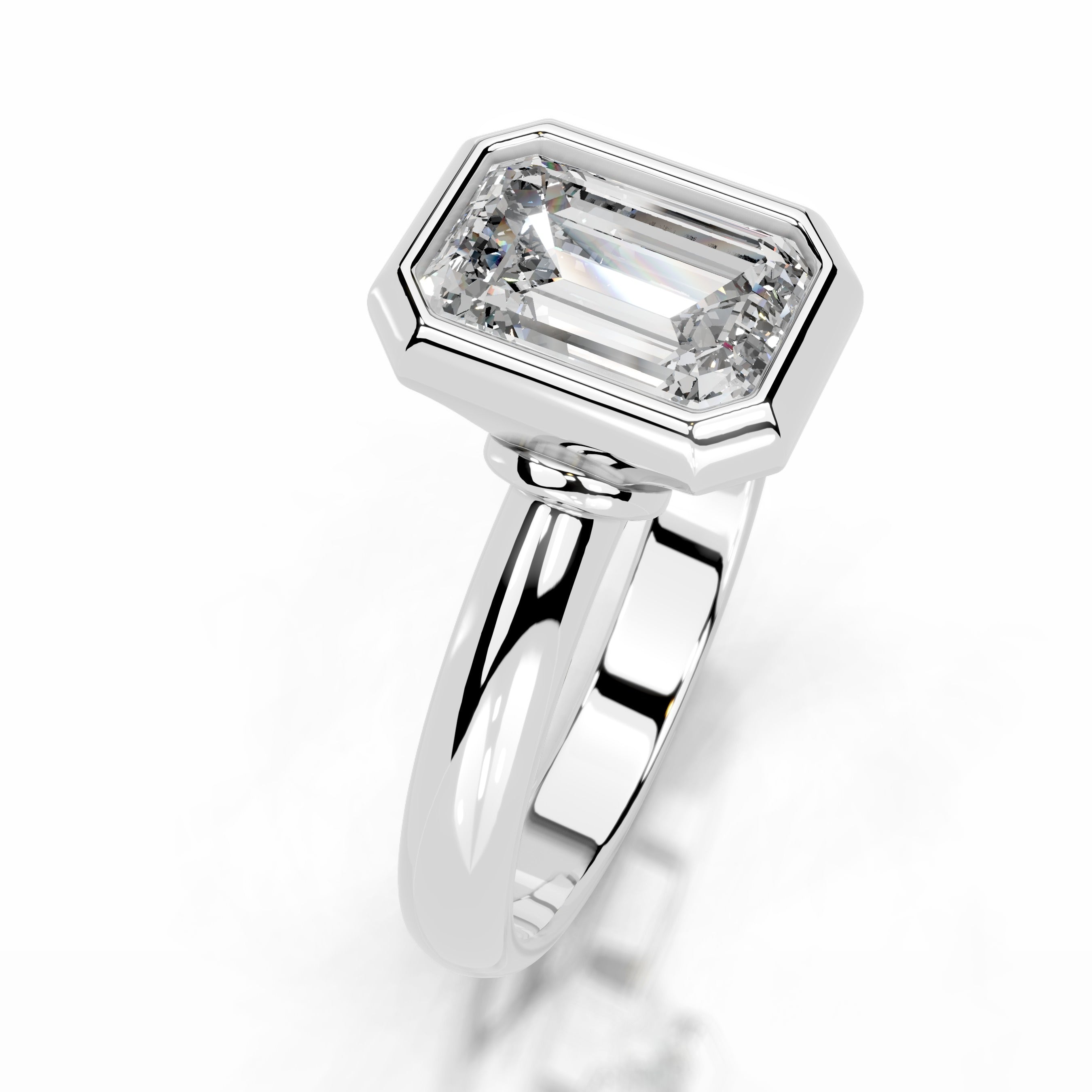 Kaylee Diamond Engagement Ring - 14K White Gold