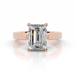 Daisy Diamond Engagement Ring - 14K Rose Gold