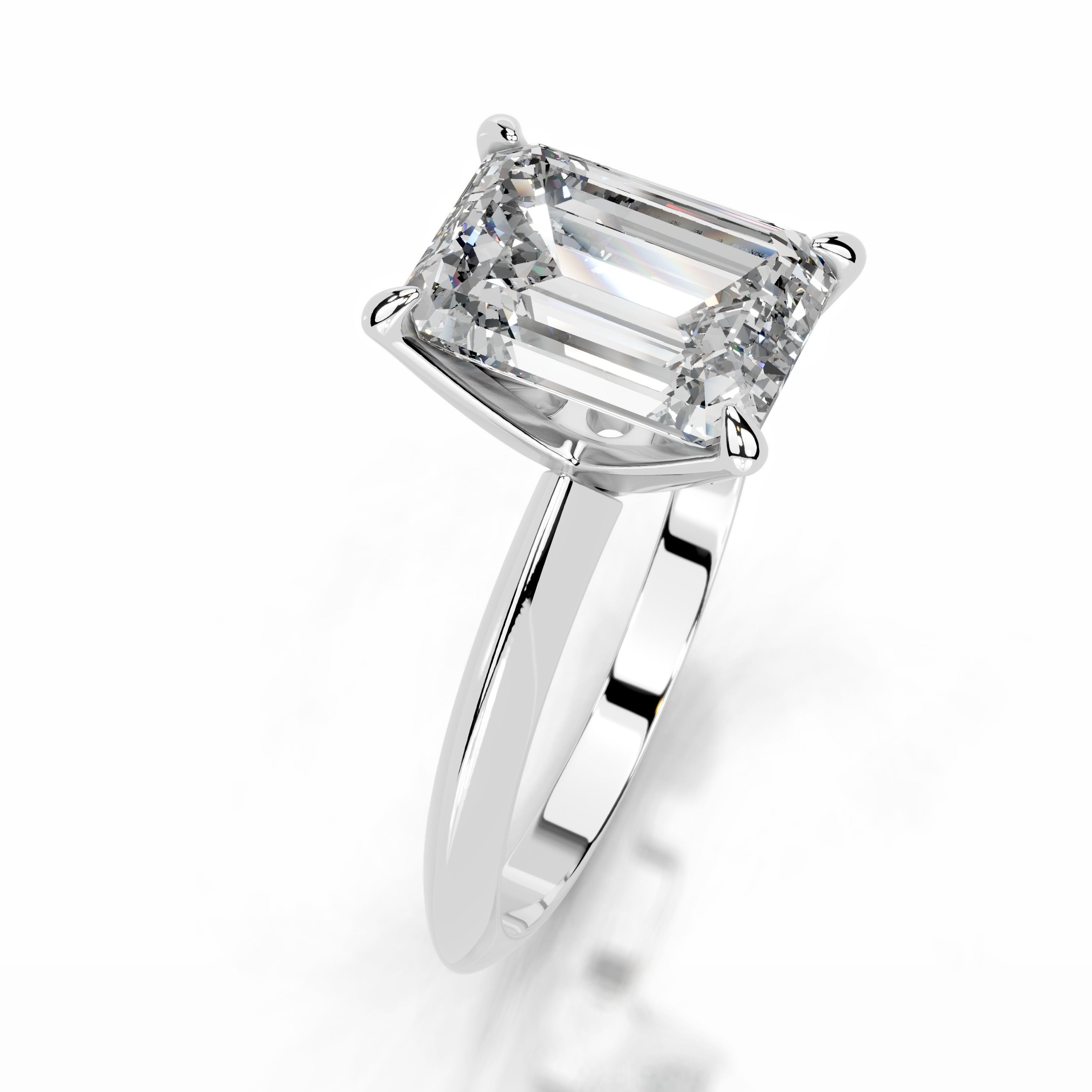 Evie Diamond Engagement Ring - 14K White Gold