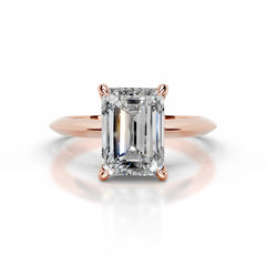 Evie Diamond Engagement Ring - 14K Rose Gold