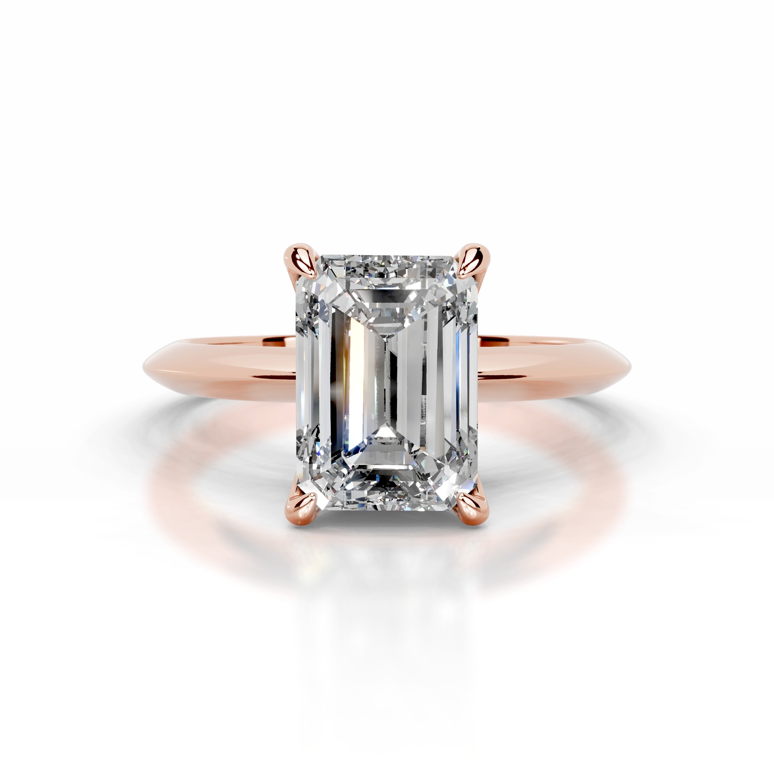 Evie Diamond Engagement Ring - 14K Rose Gold