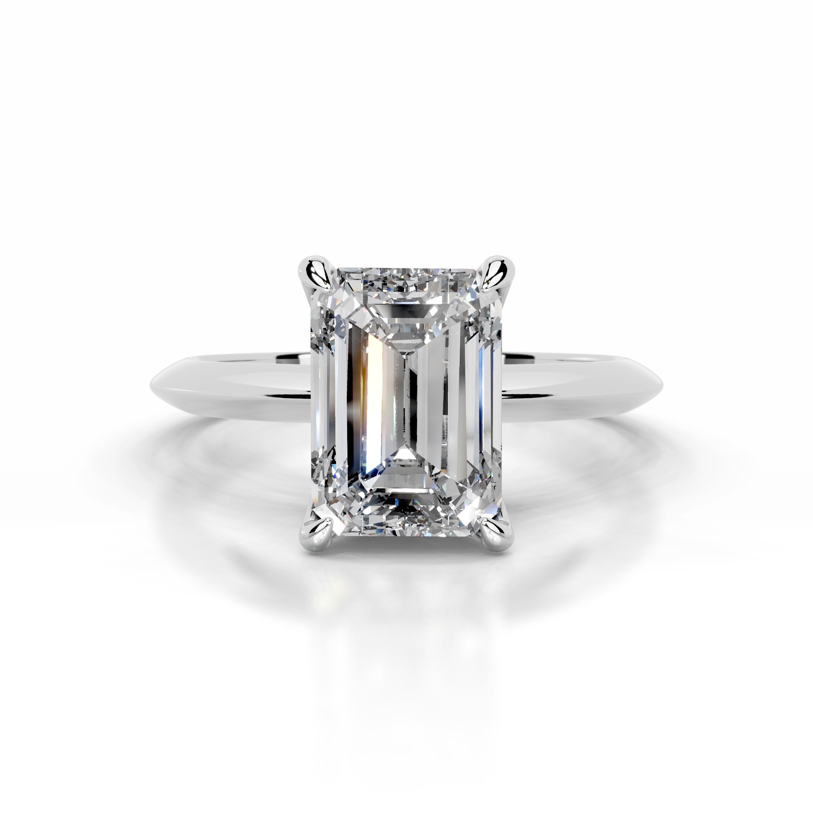 Evie Diamond Engagement Ring - 14K White Gold