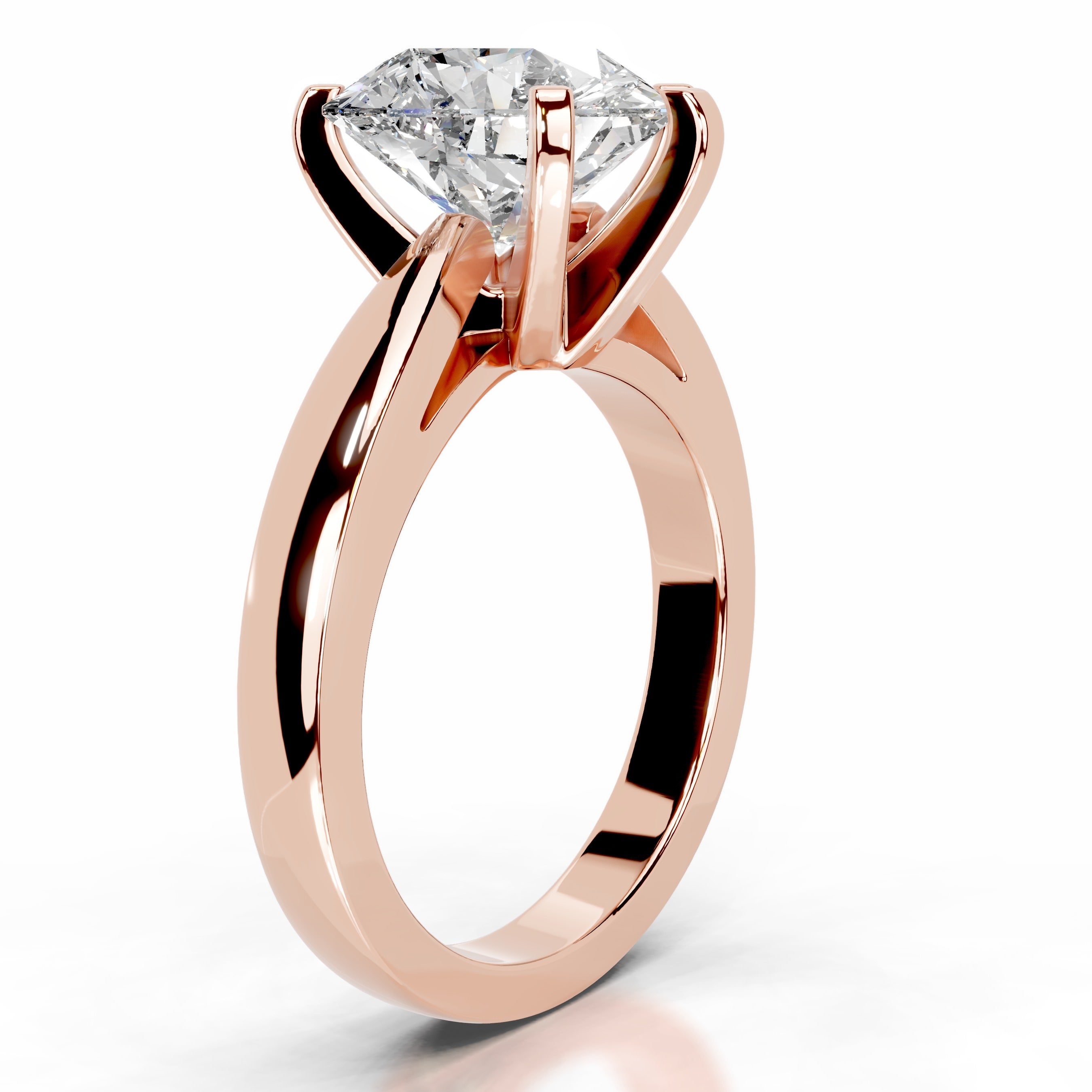 Diana Diamond Engagement Ring - 14K Rose Gold