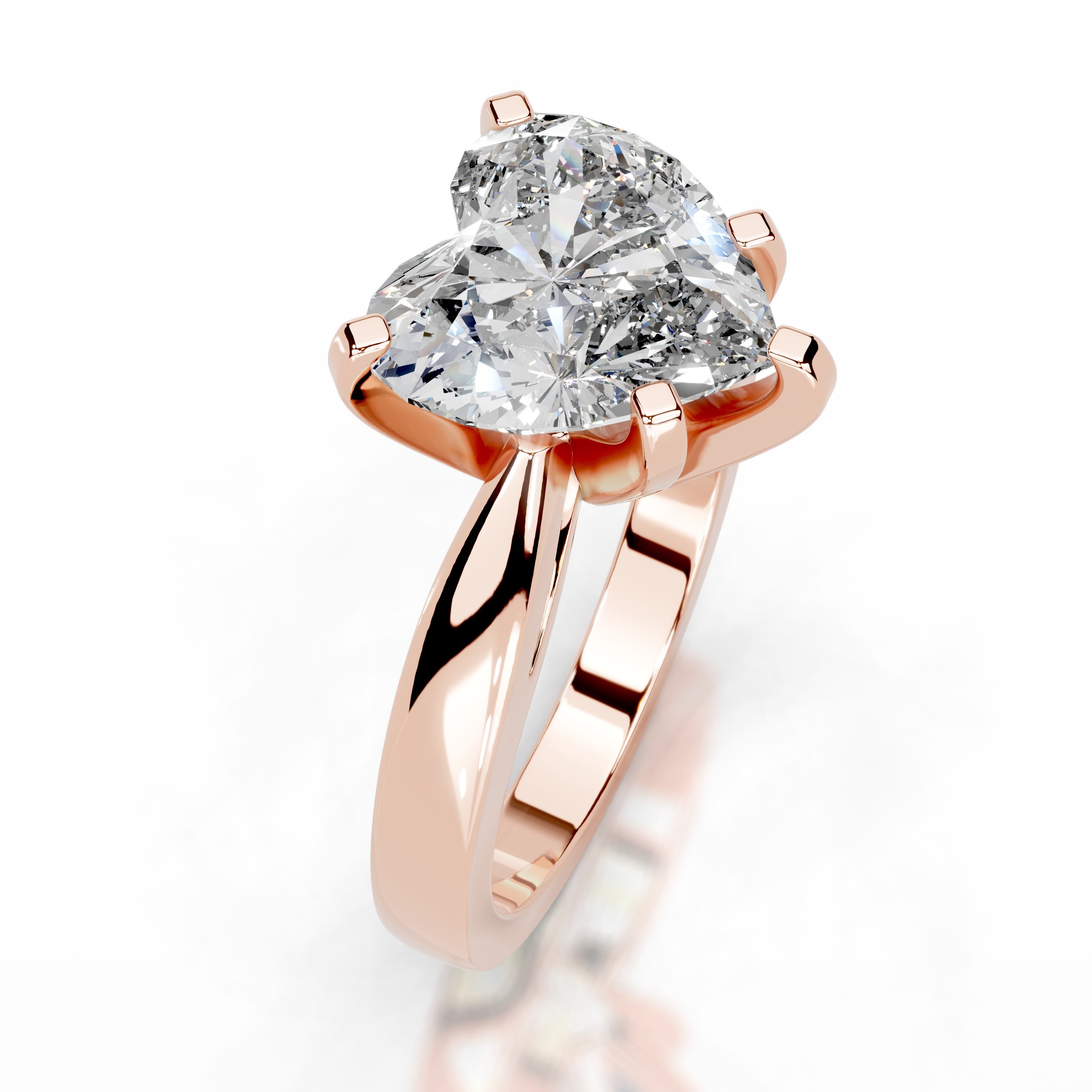 Diana Diamond Engagement Ring - 14K Rose Gold