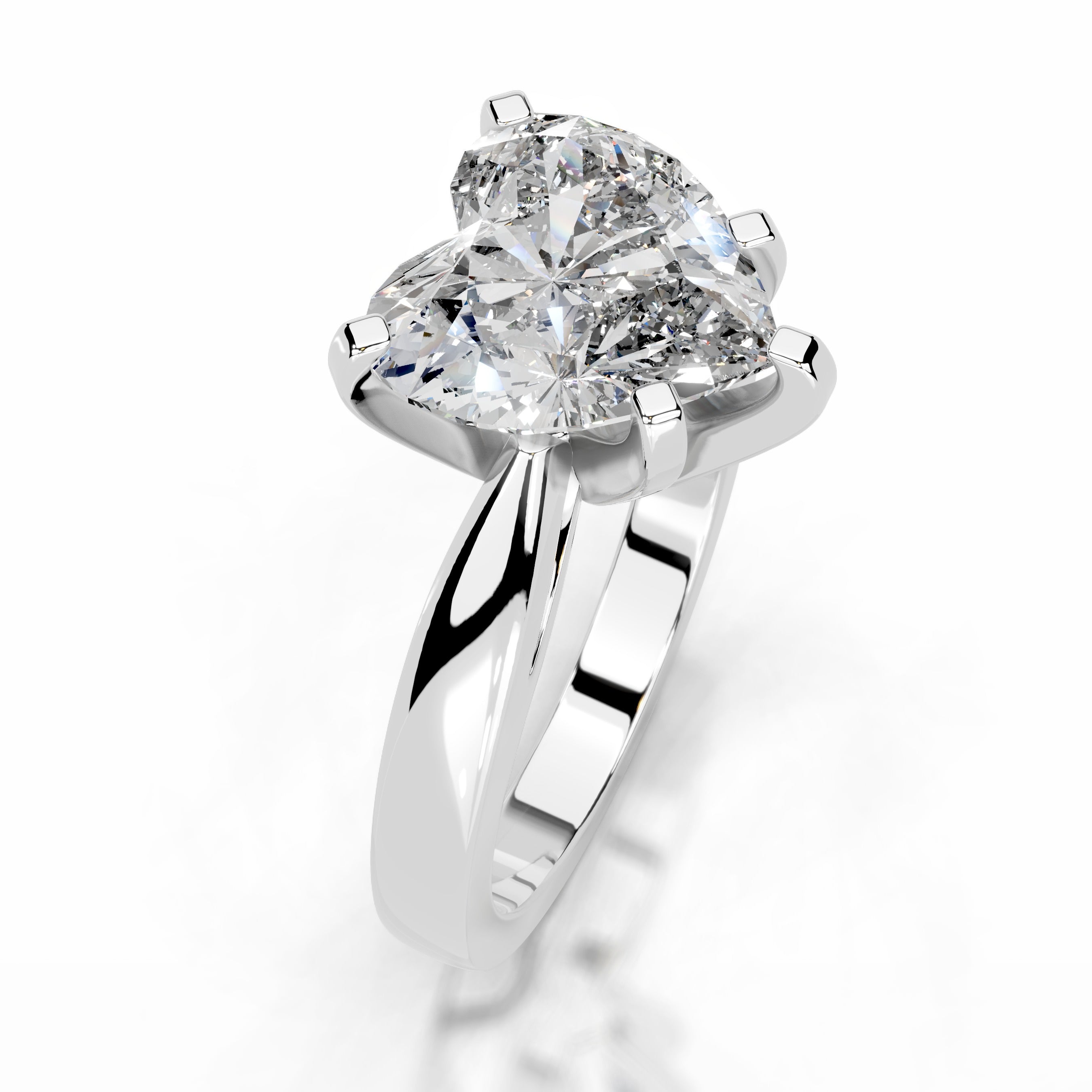 Diana Diamond Engagement Ring - 14K White Gold