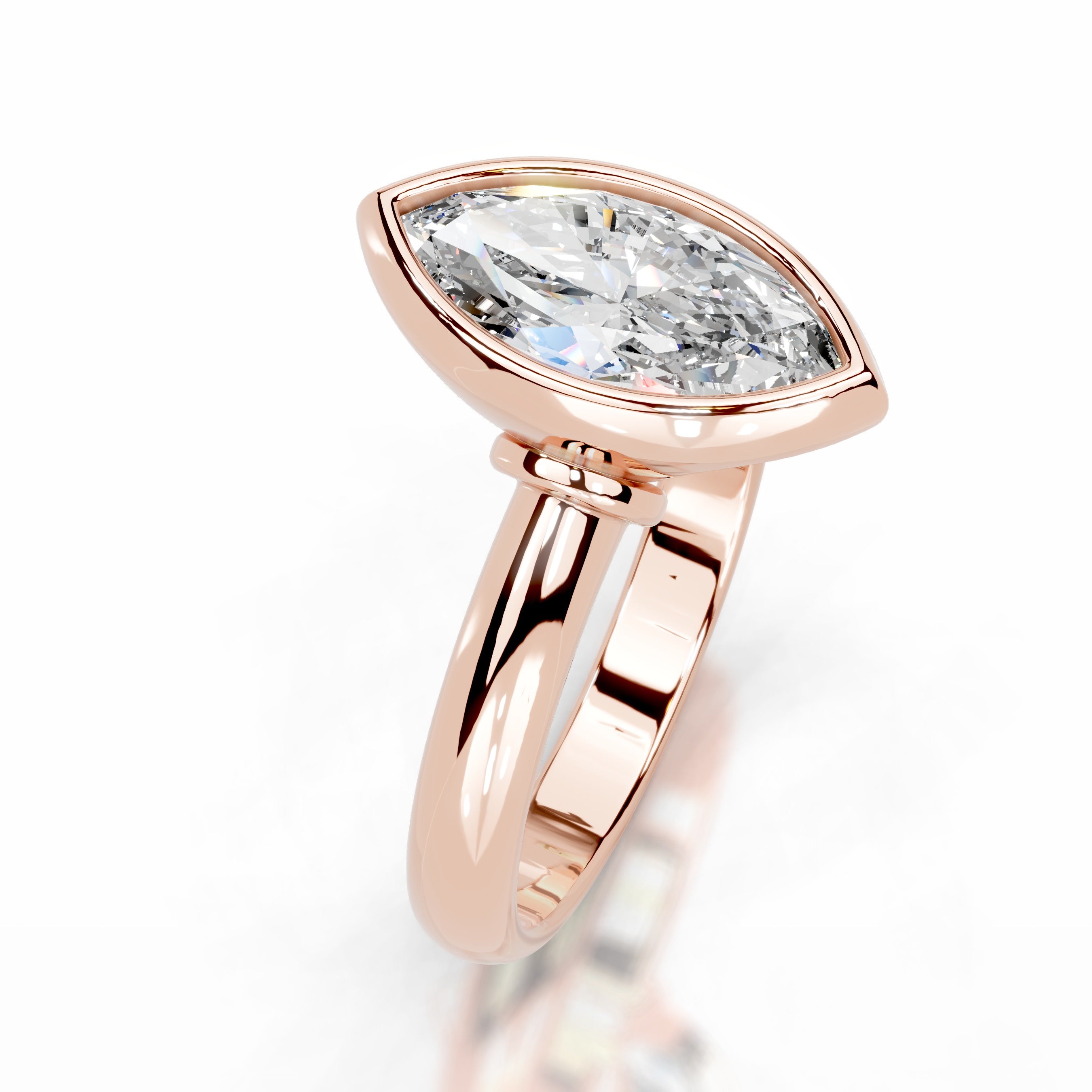 Kaylee Diamond Engagement Ring - 14K Rose Gold