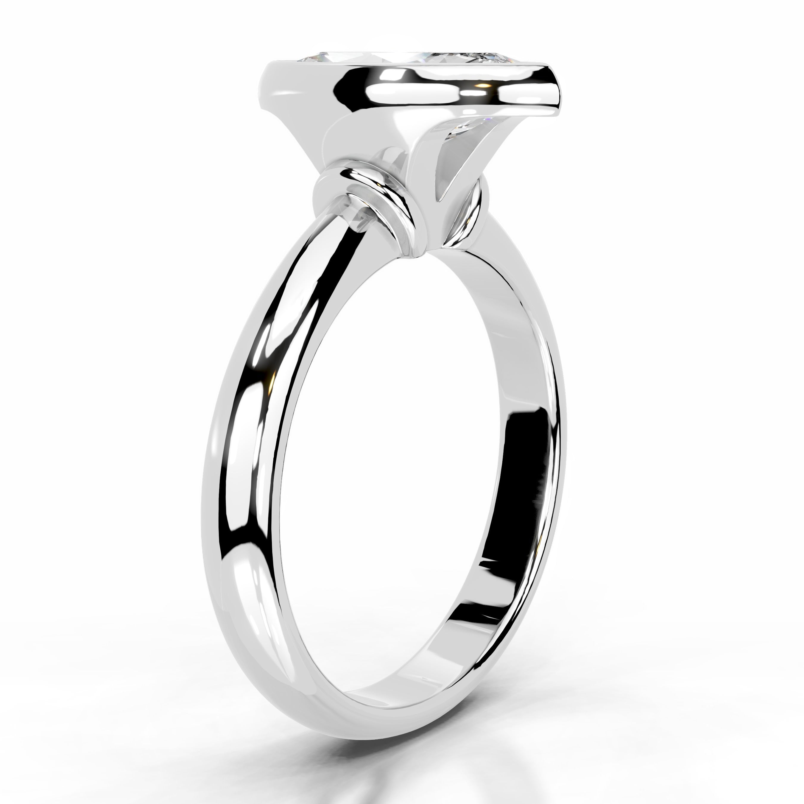 Kaylee Diamond Engagement Ring - 14K White Gold