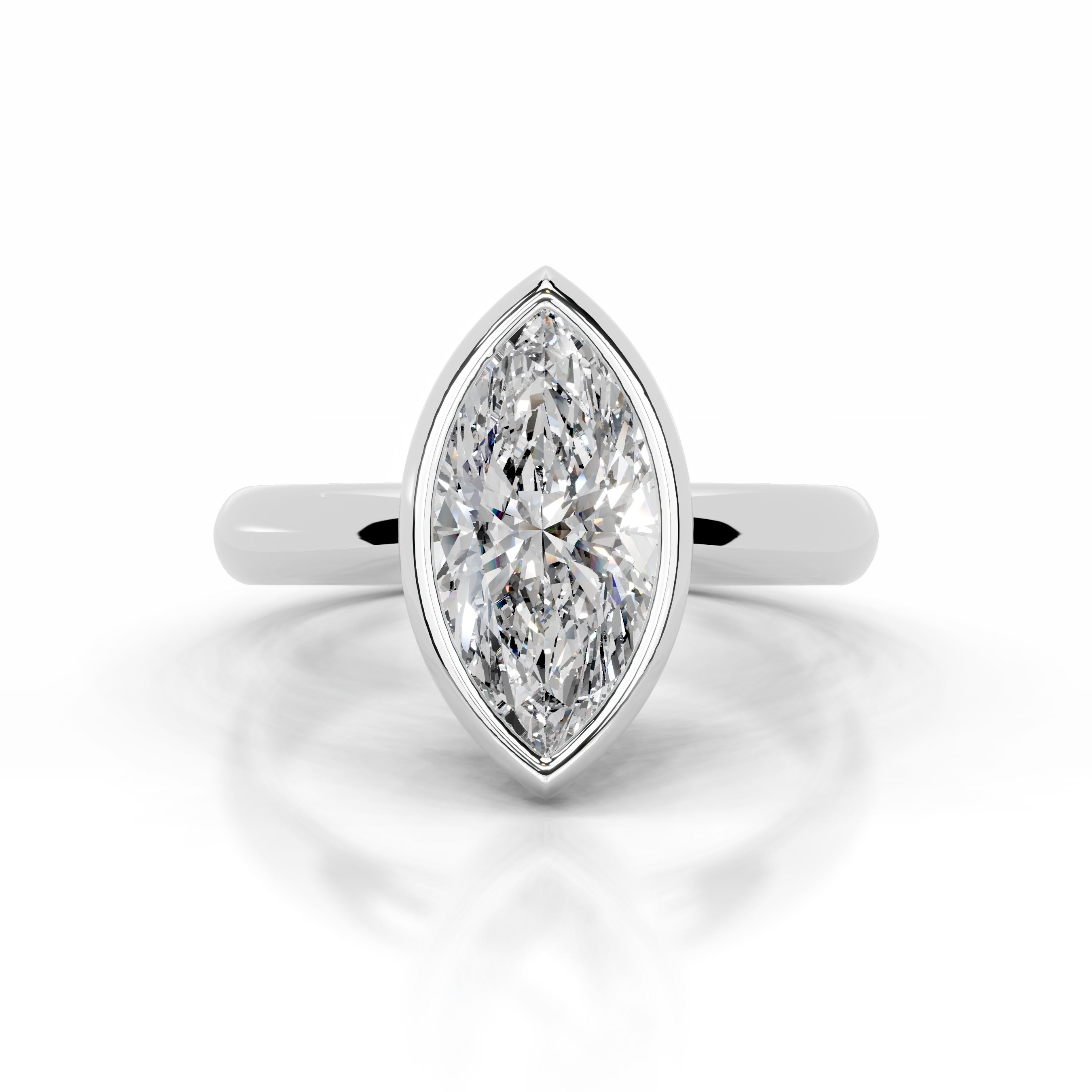 Kaylee Diamond Engagement Ring - 14K White Gold