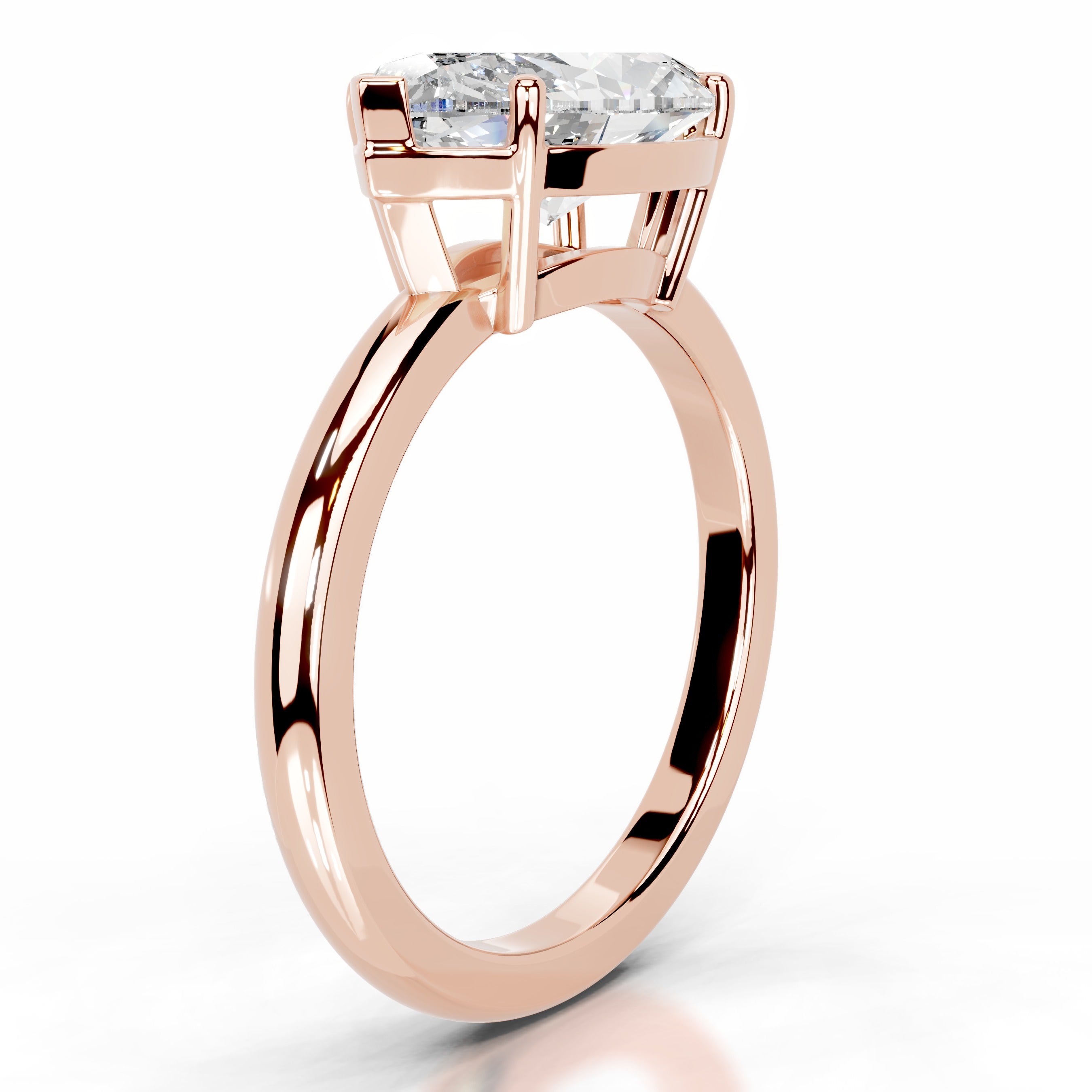 Miriam Diamond Engagement Ring - 14K Rose Gold